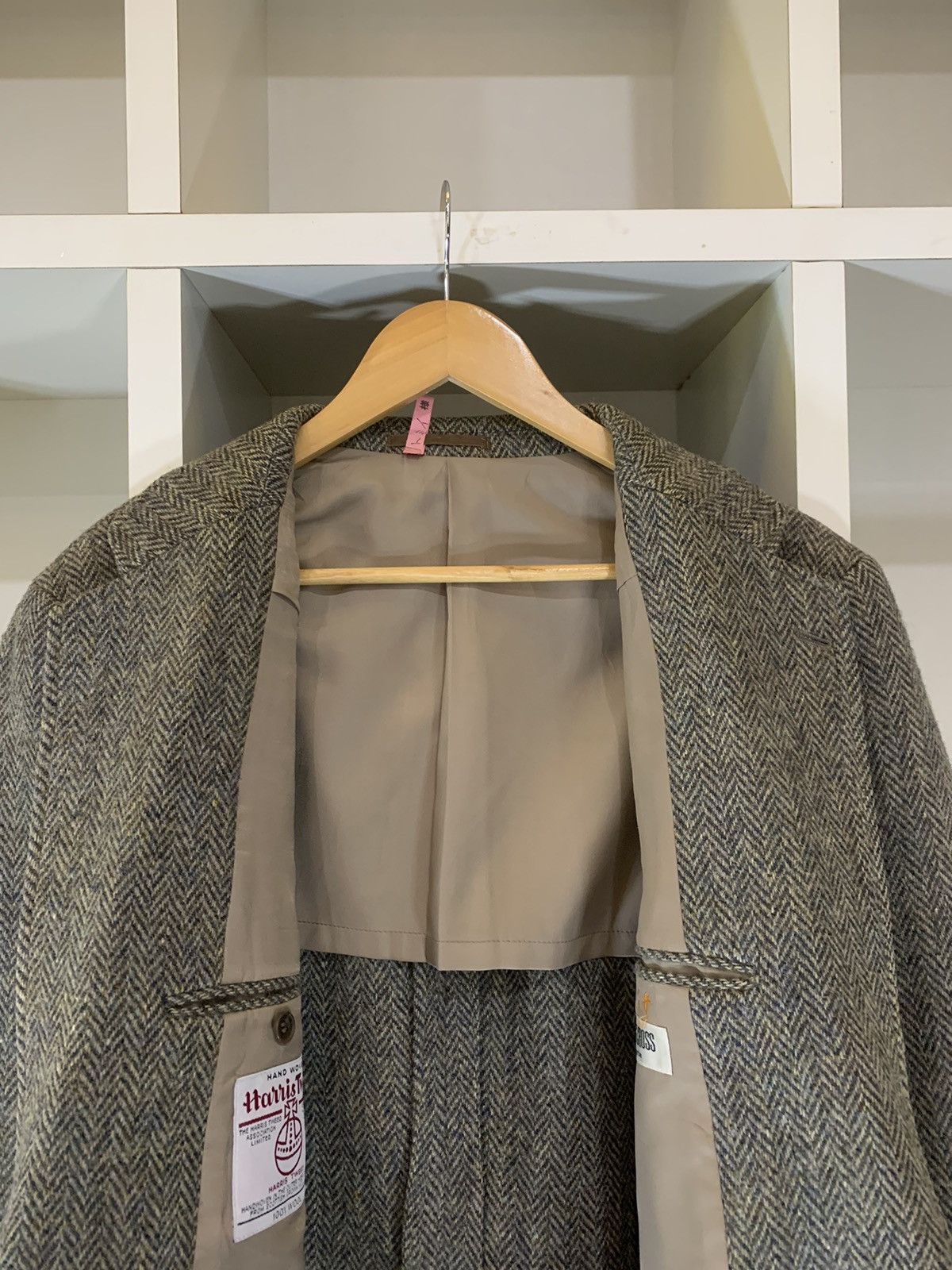 Harris Tweed Vintage Flying Cross x harris tweed wool jacket Size 42L - 12 Thumbnail