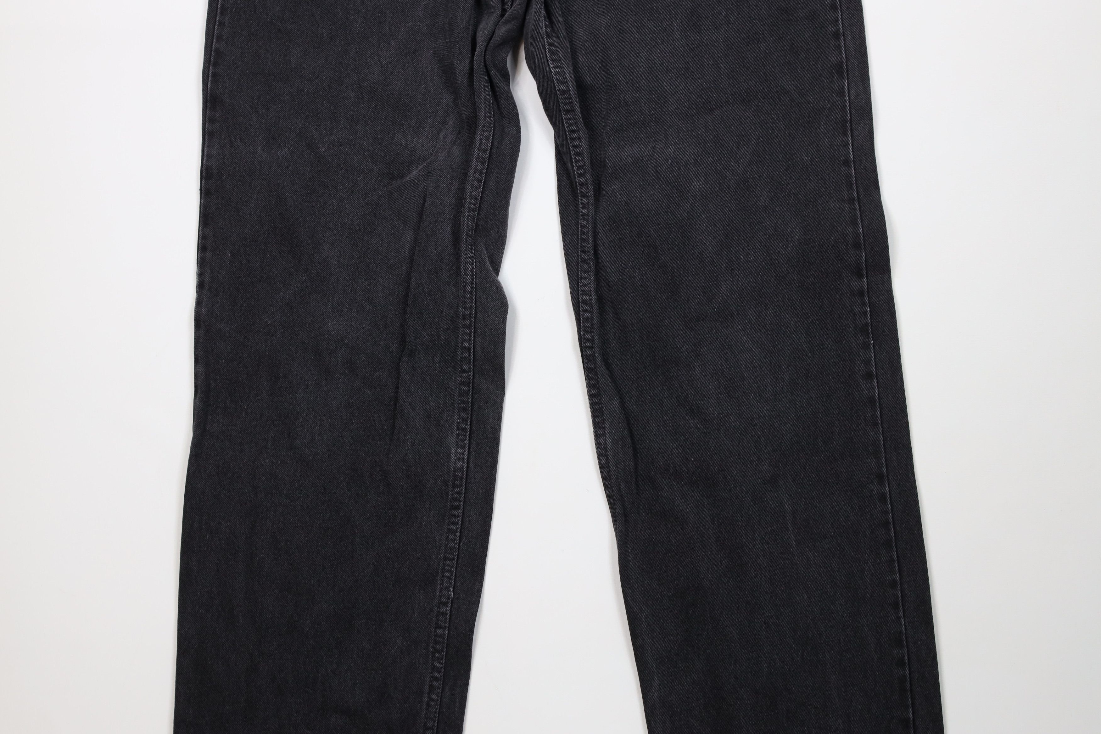 Levi's Vintage 90s Levis 550 Relaxed Fit Denim Jeans Black Cotton Size US 36 / EU 52 - 4 Thumbnail