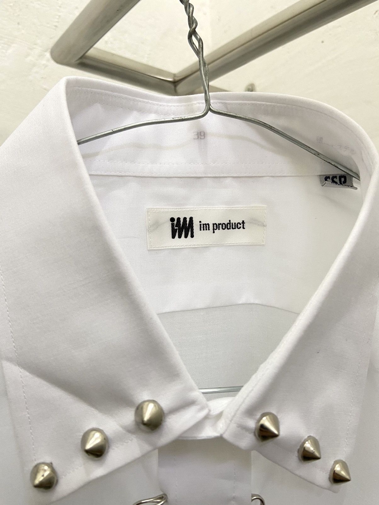 Issey Miyake 🛒SENDOFFER🛒Issey Miyake IM Product Chain Stude Collar Shirt Size US M / EU 48-50 / 2 - 4 Thumbnail