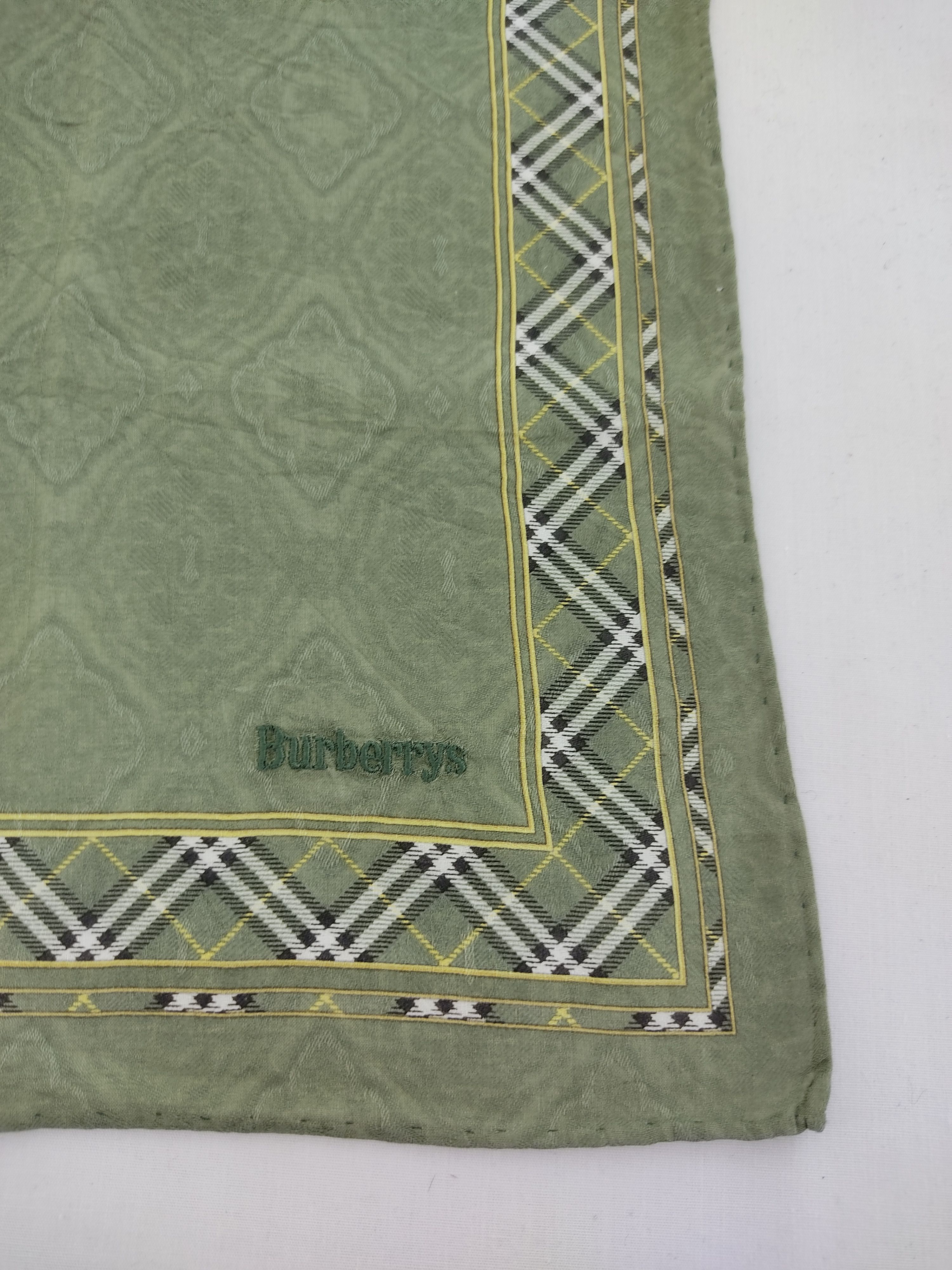 Burberry × Vintage Vintage Burberry Handkerchief / Neckwear / Bandana Size ONE SIZE - 4 Thumbnail