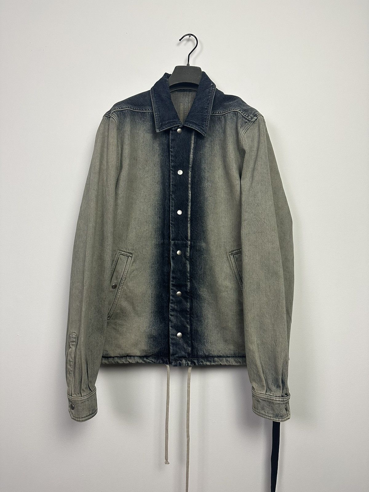 Rick Owens × Rick Owens Drkshdw LITTLE JOE DENIM JACKET | Grailed