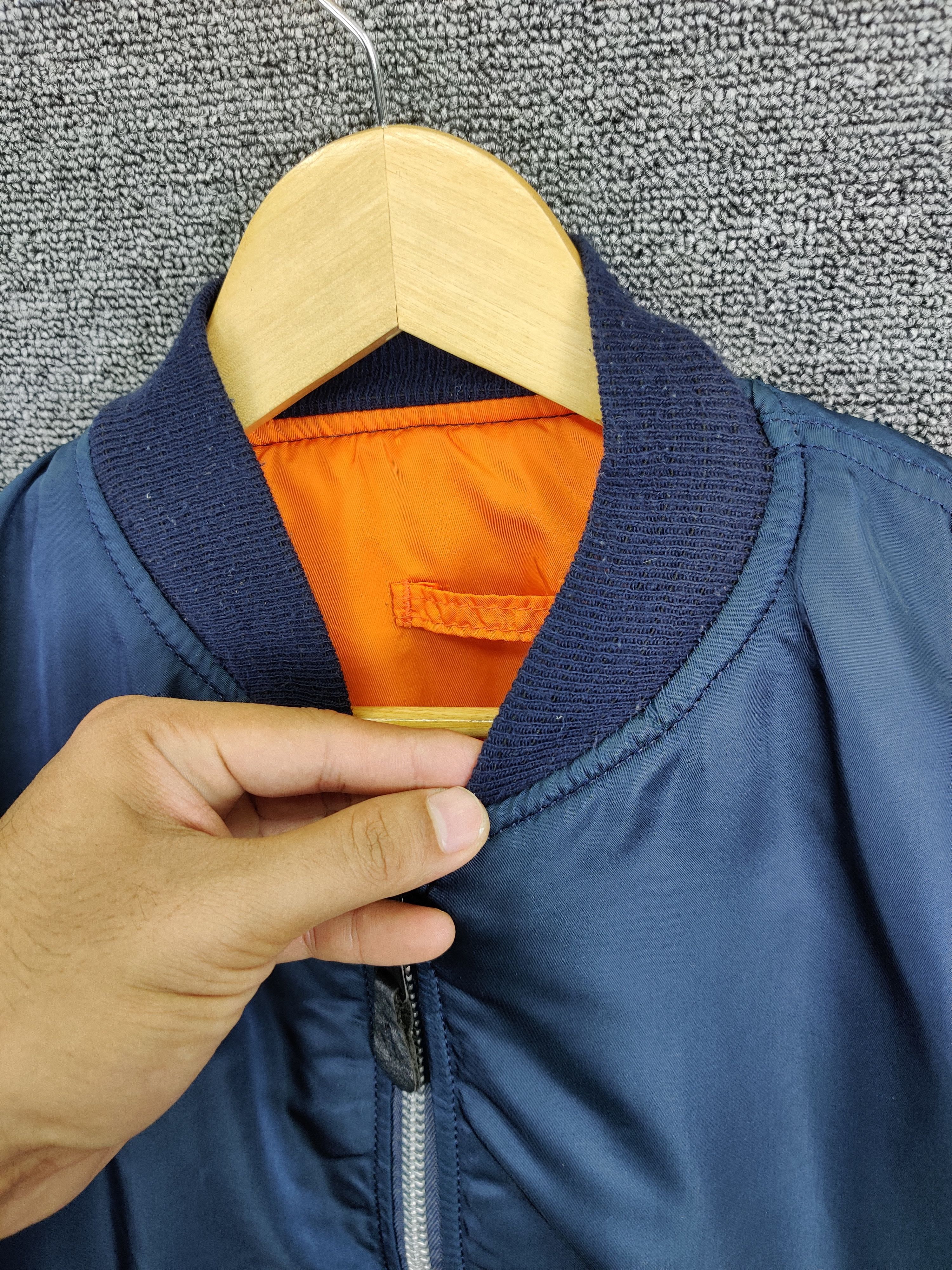 Alpha Industries Vintage Alpha Industries MA-1 Flight Bomber Jacket Size US M / EU 48-50 / 2 - 7 Thumbnail