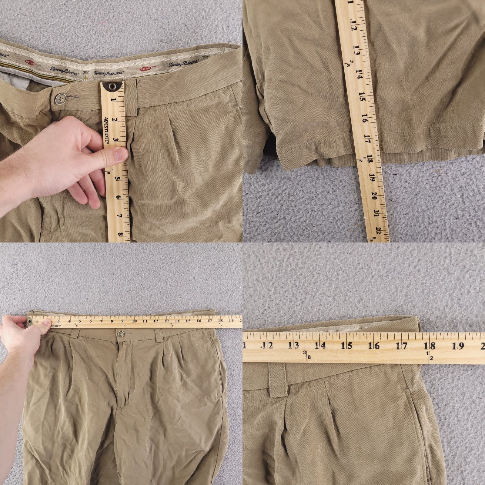 Tommy Bahama Tommy Bahama Shorts Mens 35 Brown Silk Chino 100% Silk Brown Mens 35 Wool? Wait. No. Size US 35 - 8 Thumbnail