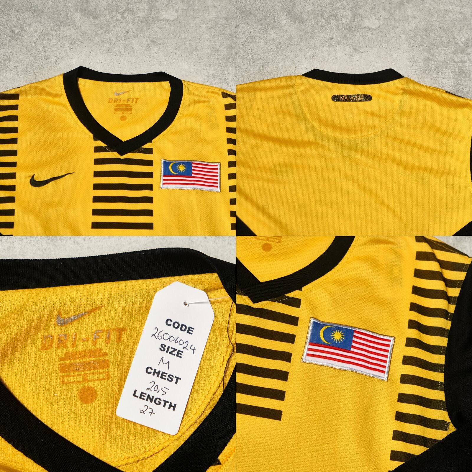 Nike 2010/11 Malaysia Home Shirt Nike (M) Size US M / EU 48-50 / 2 - 4 Thumbnail