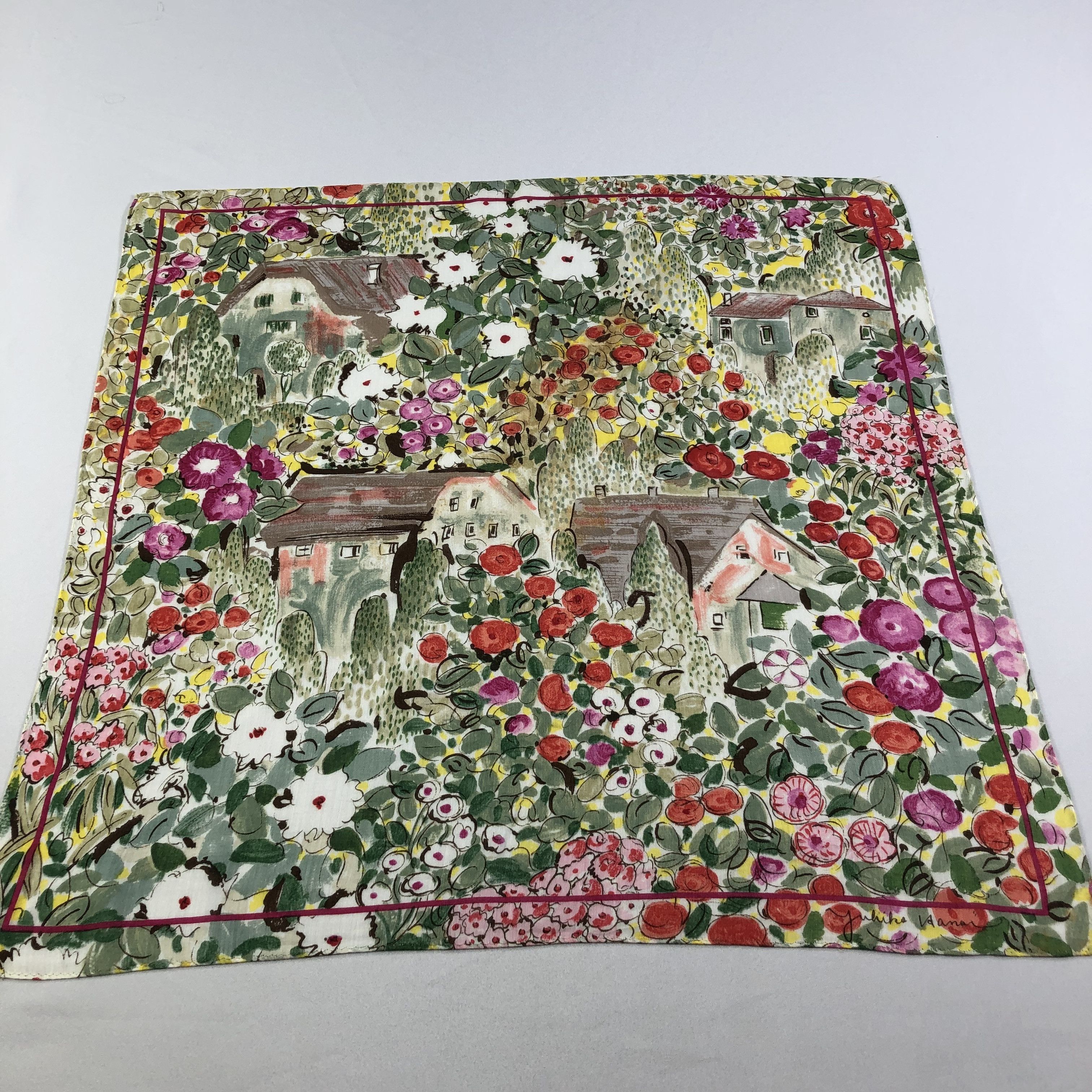 Japanese Brand × Vintage Yukiko Hanai Handkerchief Neckerchief Bandana H1867 Size ONE SIZE - 1 Thumbnail