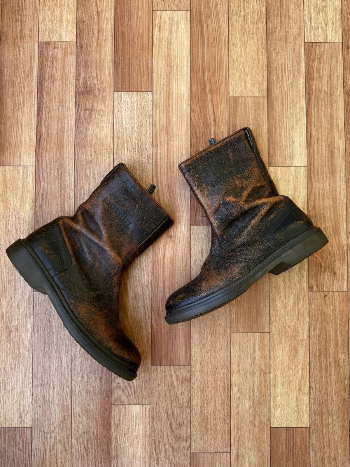 Dirk Bikkembergs 🔥🕷️ Rare distressed eroded boots Size US 8.5 / EU 41-42 - 7 Thumbnail