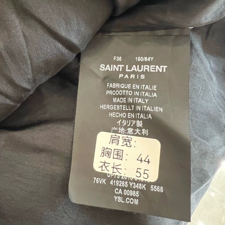 Saint Laurent Paris saint Laurent parisGold Thread Coconut Tree Jacket 2503-Ne Size XS / US 0-2 / IT 36-38 - 4 Thumbnail