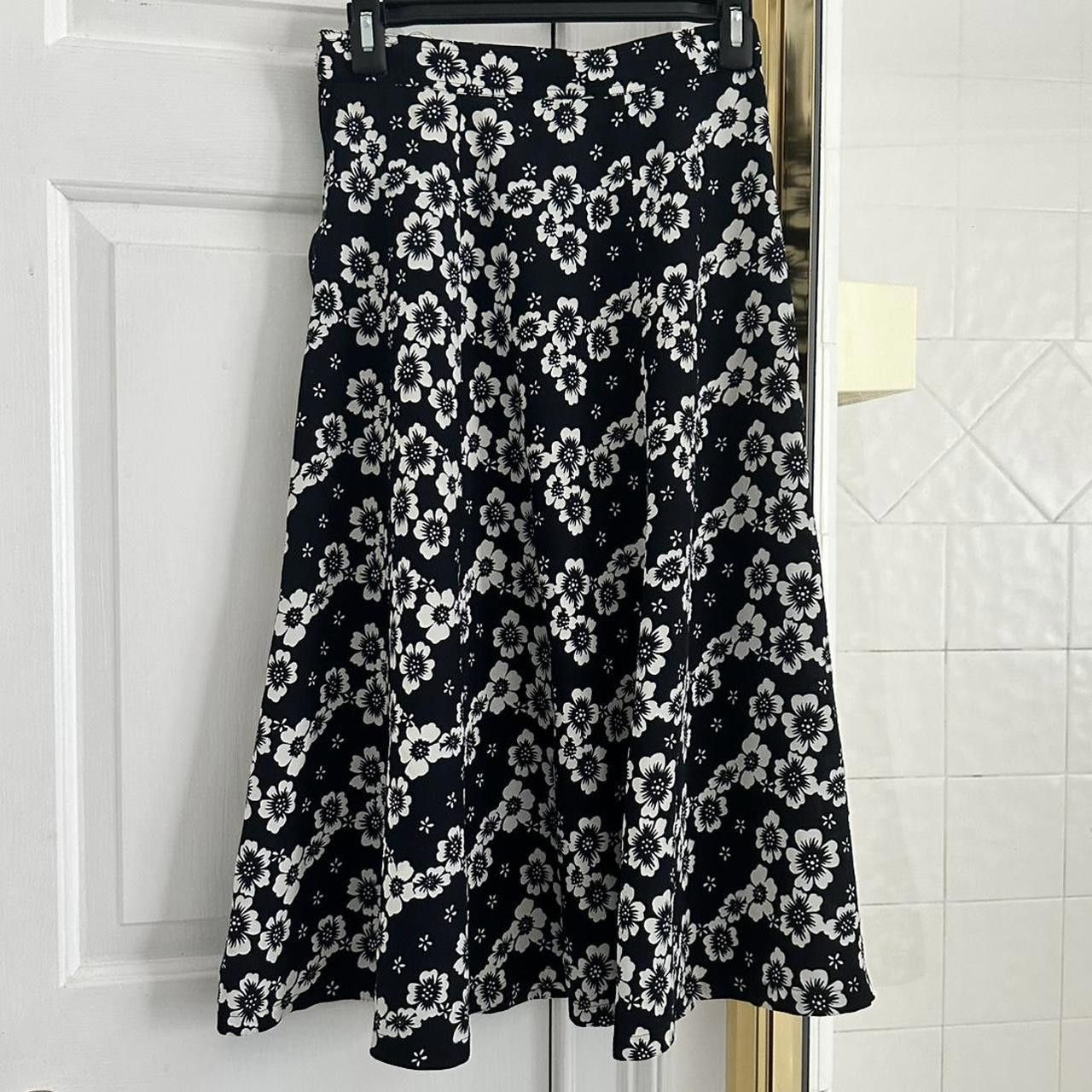 Marimekko Marimekko Women's Black and White Skirt Size 28" / US 6 / IT 42 - 1 Thumbnail