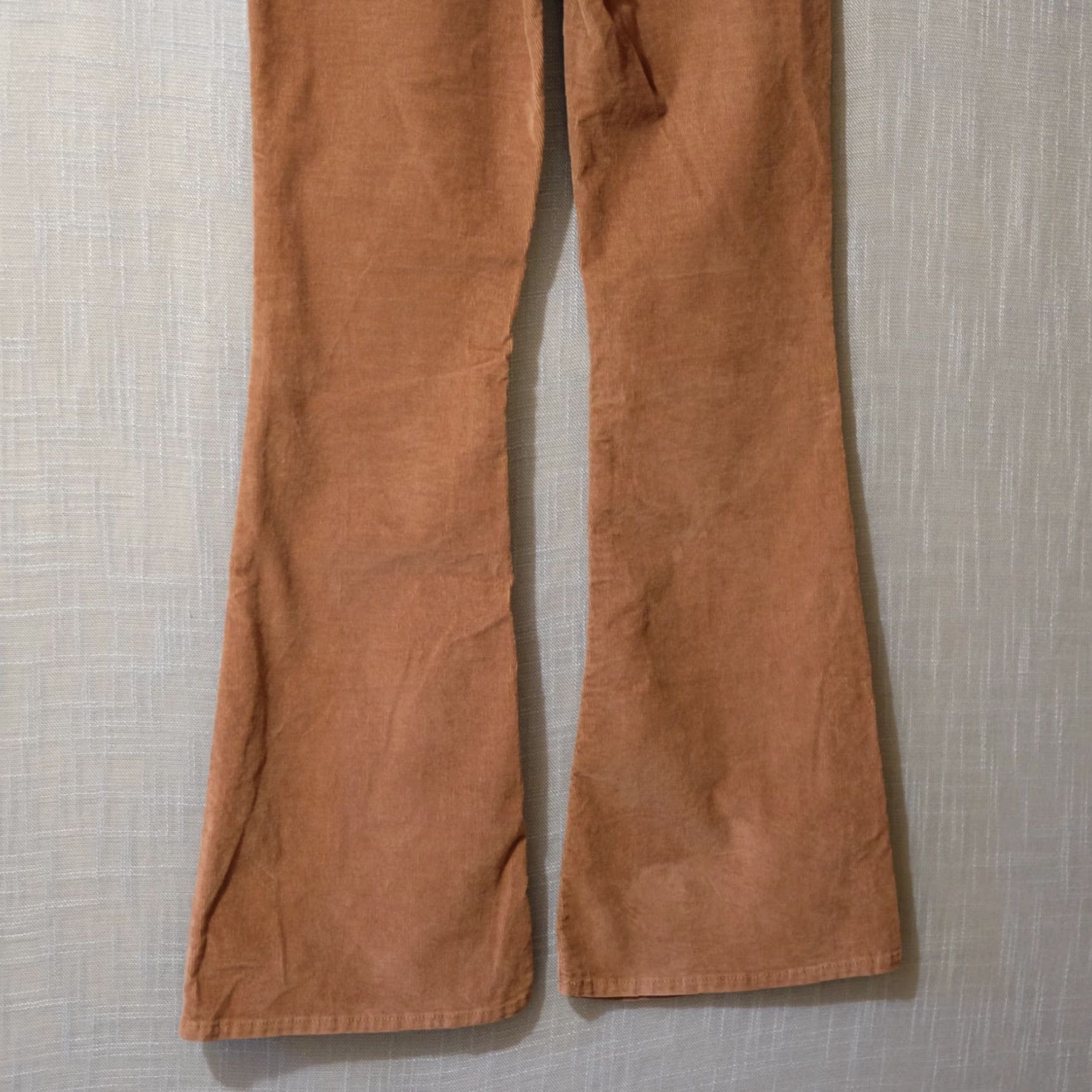 Vintage EUC No Boundaries Pants Brown High Rise Flare Corduroy Juniors S (3-5) #A15-24 Size 28" / US 6 / IT 42 - 7 Thumbnail