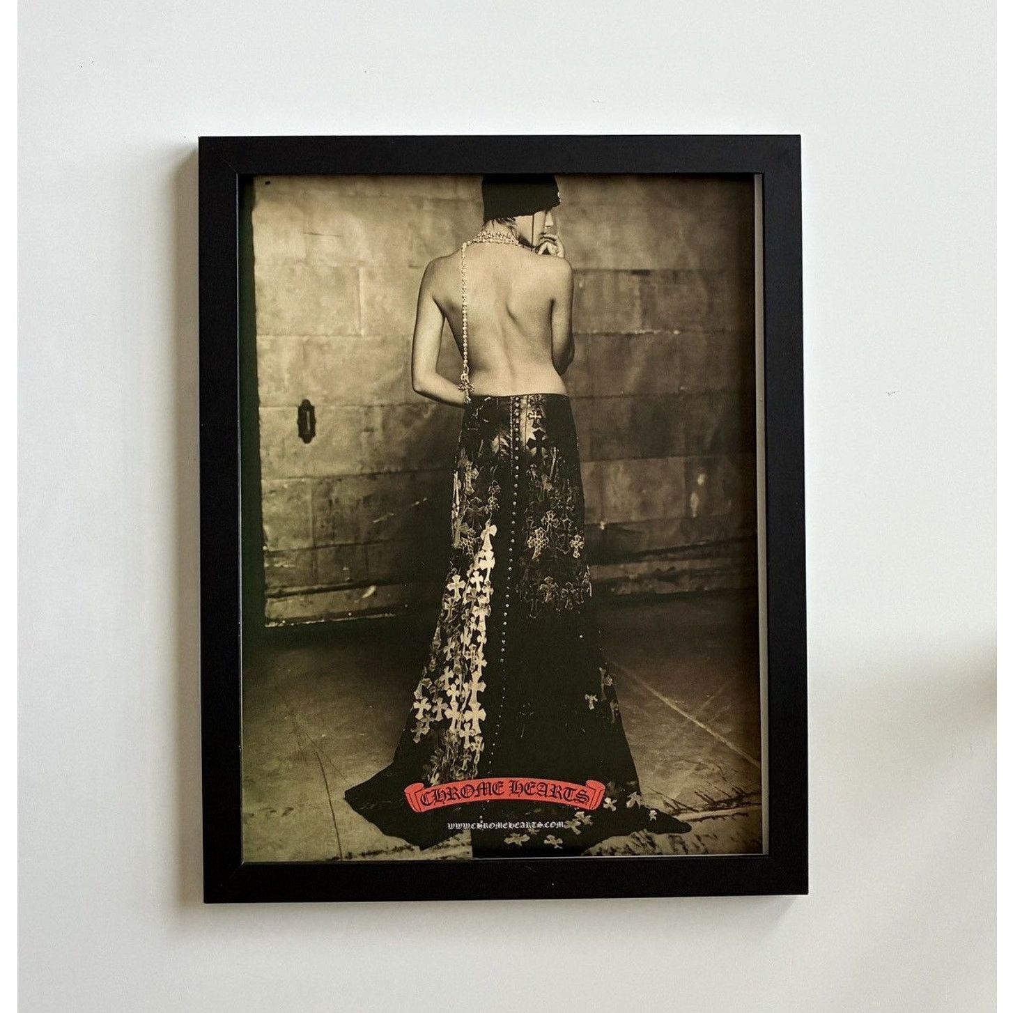 Chrome Hearts rare vintage photo Framed poster 9x11