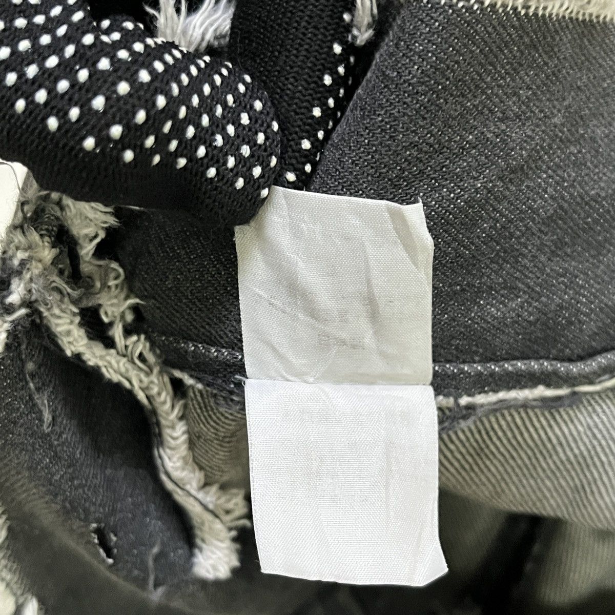 Issey Miyake Vintage Issey Miyake Reconstructed Patchwork Flare Jeans Size 31" - 13 Thumbnail