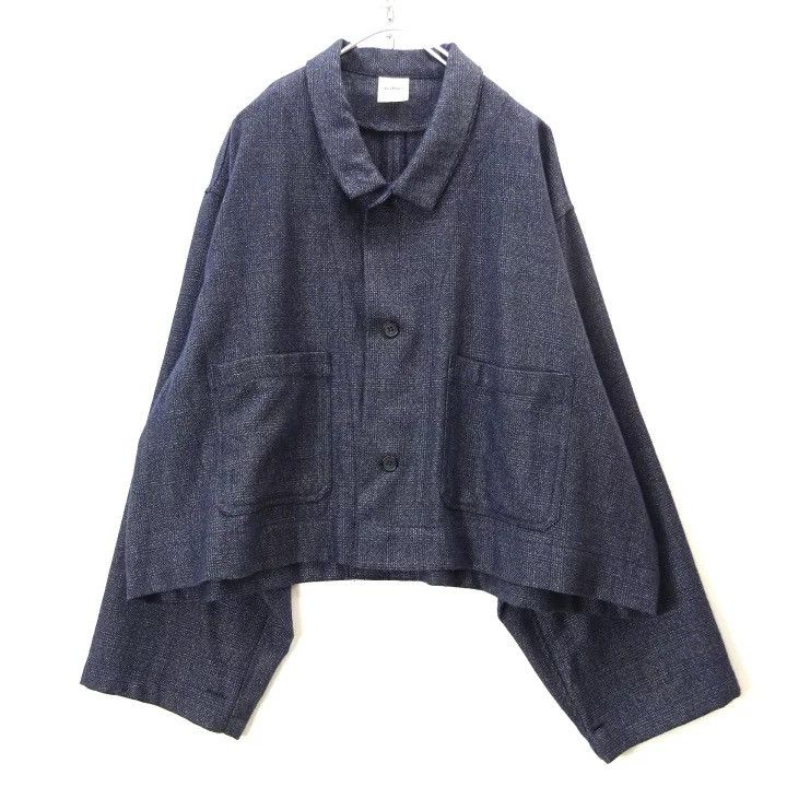 Other Badhiya LANTIKI Cropped Oversized Wool Jacket Size US L / EU 52-54 / 3 - 2 Thumbnail