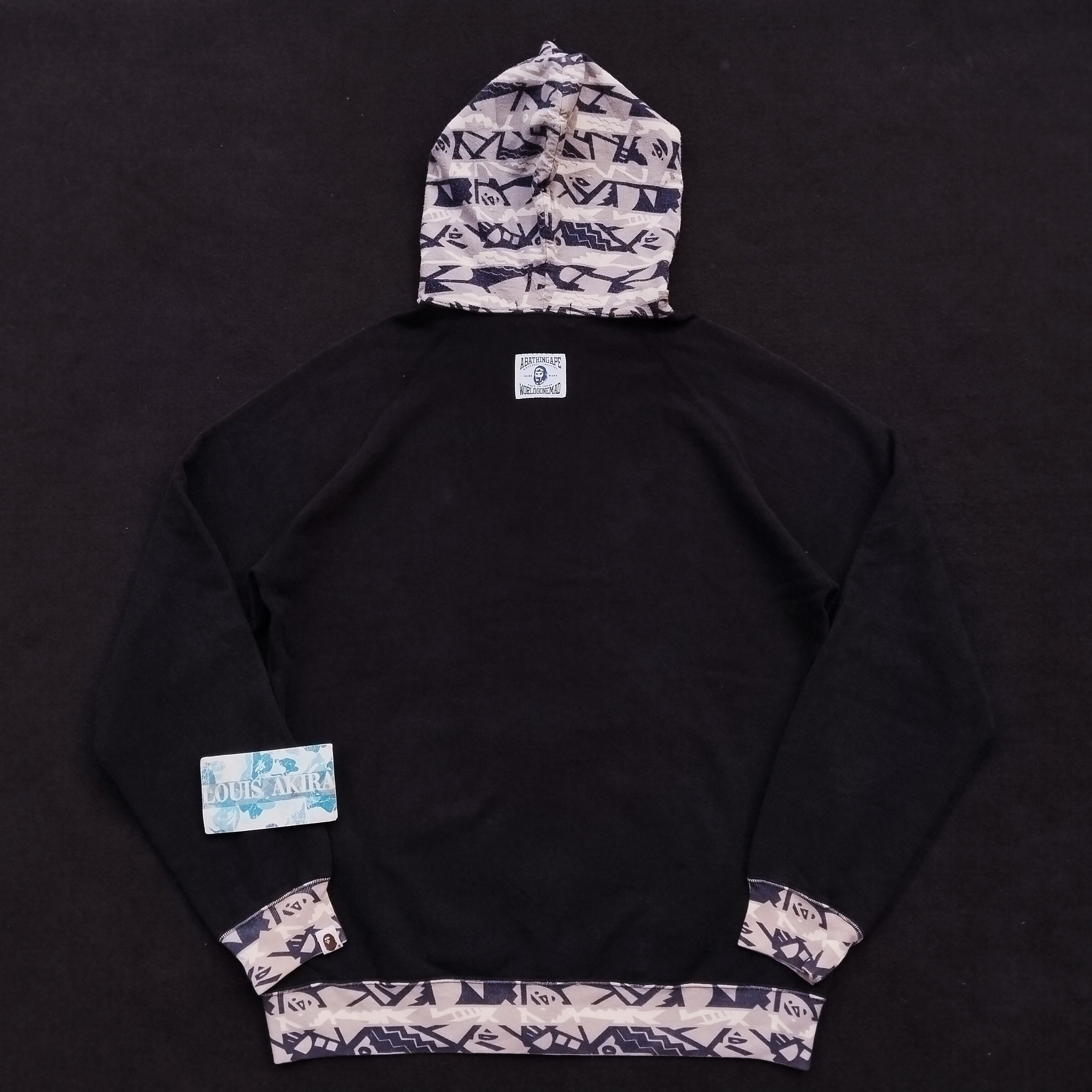 Bape 2011 Bape ABC Deco Stone Wash Full Zip Hoodie Size US XL / EU 56 / 4 - 3 Thumbnail