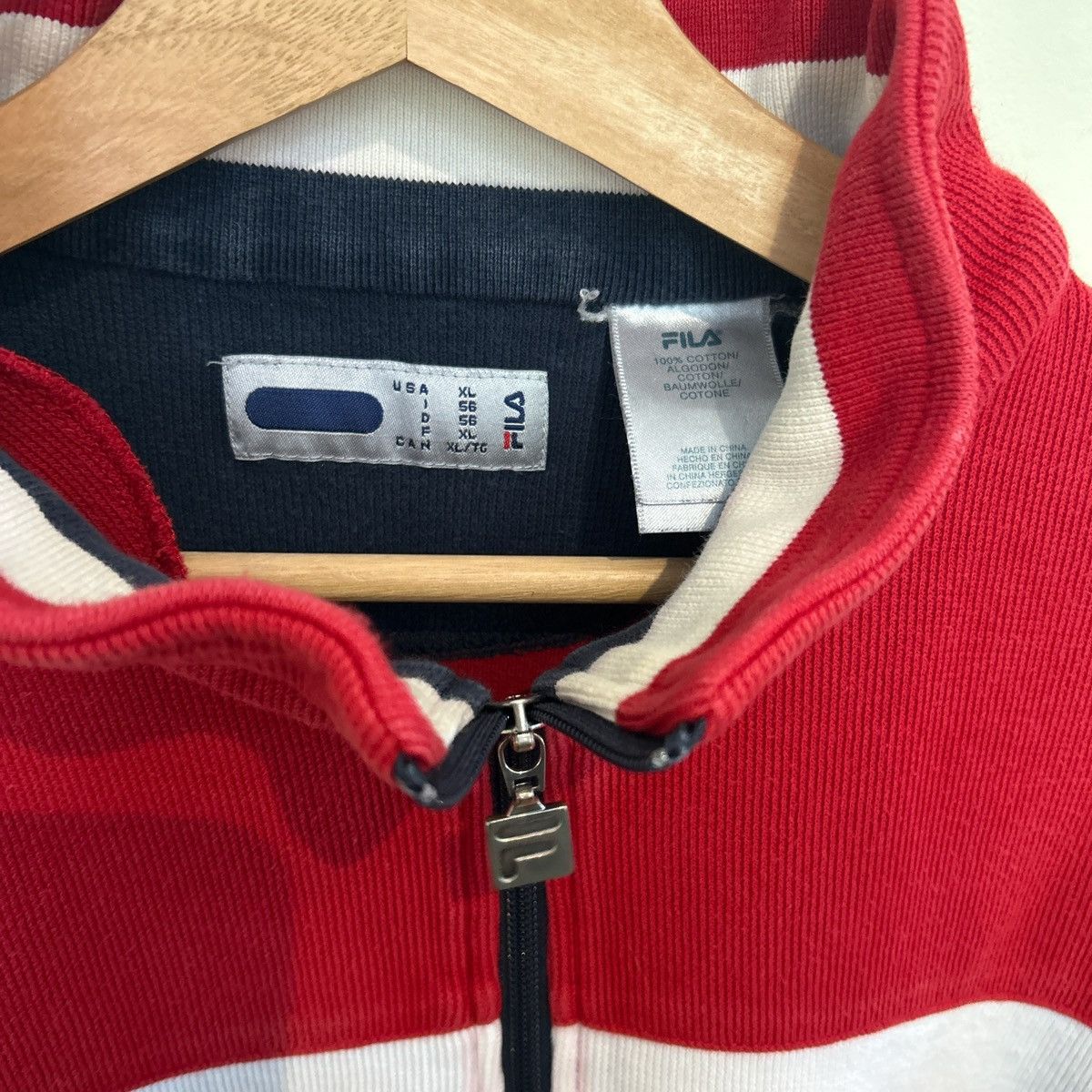 Fila Vintage Fila Italia Zip Up Track Jacket Size US XL / EU 56 / 4 - 3 Thumbnail