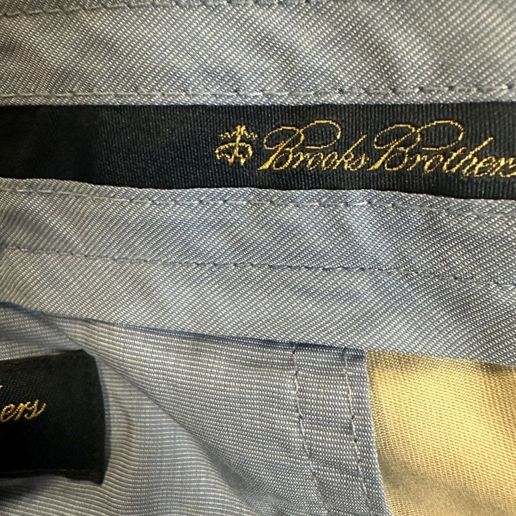 Brooks Brothers Brooks Brothers Clark Men Advantage Chino Pants 38X30 Light Gray Straight Cotton Size US 38 / EU 54 - 4 Thumbnail
