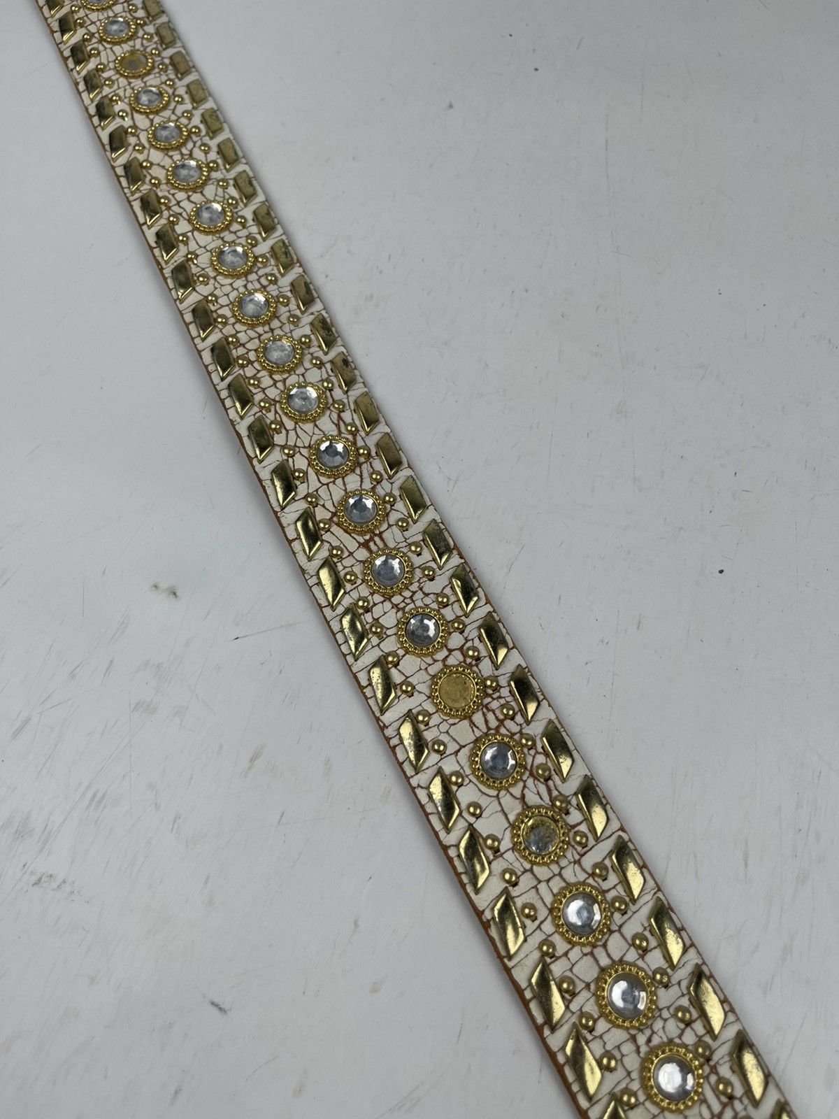 Other distressed studded leather belt tc33 Size 36 - 4 Thumbnail
