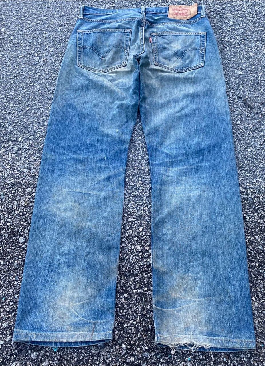 Levi's Vintage Levis 501 Distressed Denim Kurt Cobain Style Size US 32 / EU 48 - 3 Thumbnail