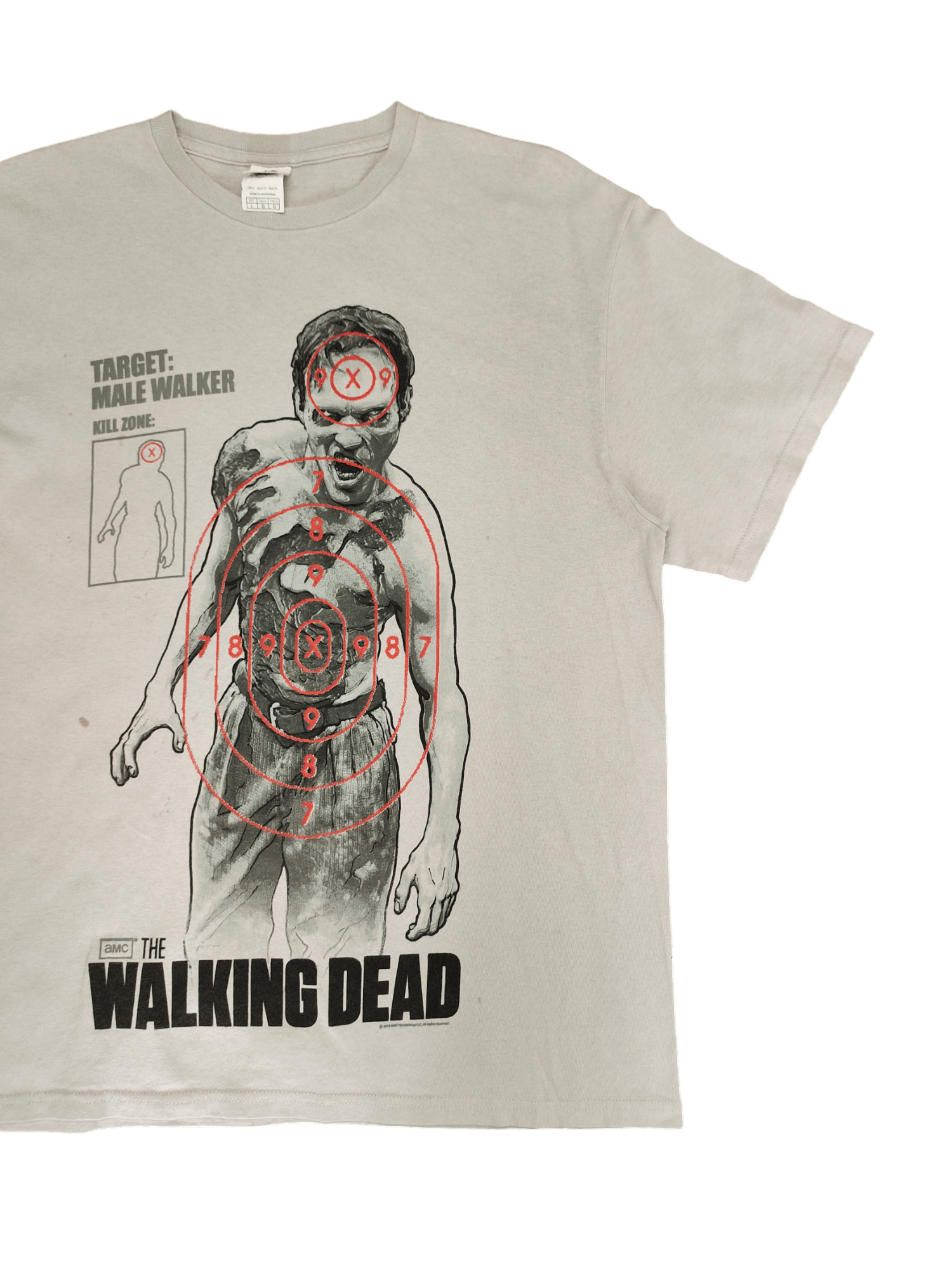 Vintage Vintage Y2k Movie The Walking Dead T-Shirt Size US L / EU 52-54 / 3 - 6 Thumbnail