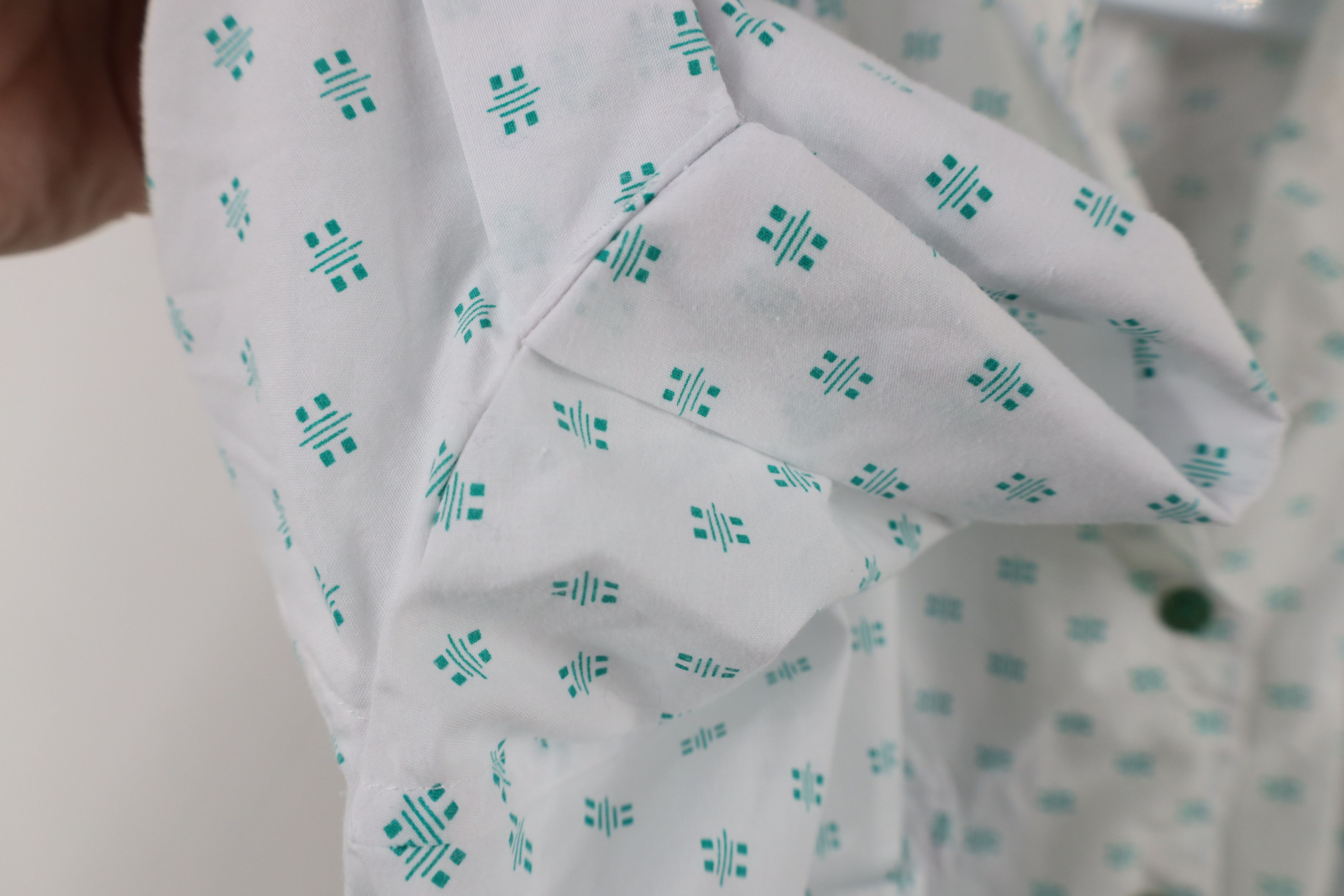 Vintage Vintage 80s 90s Streetwear Cuffed Geometric Button Shirt Size L / US 10 / IT 46 - 7 Thumbnail