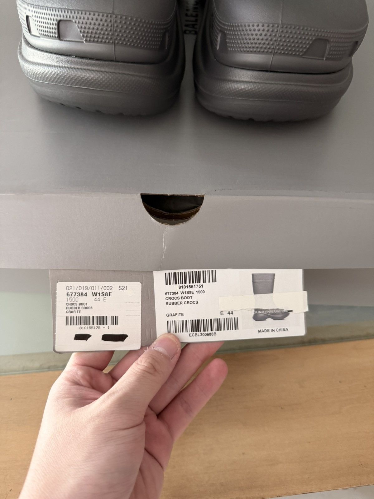 Balenciaga Crocs Clog boots Size US 11 / EU 44 - 2 Thumbnail