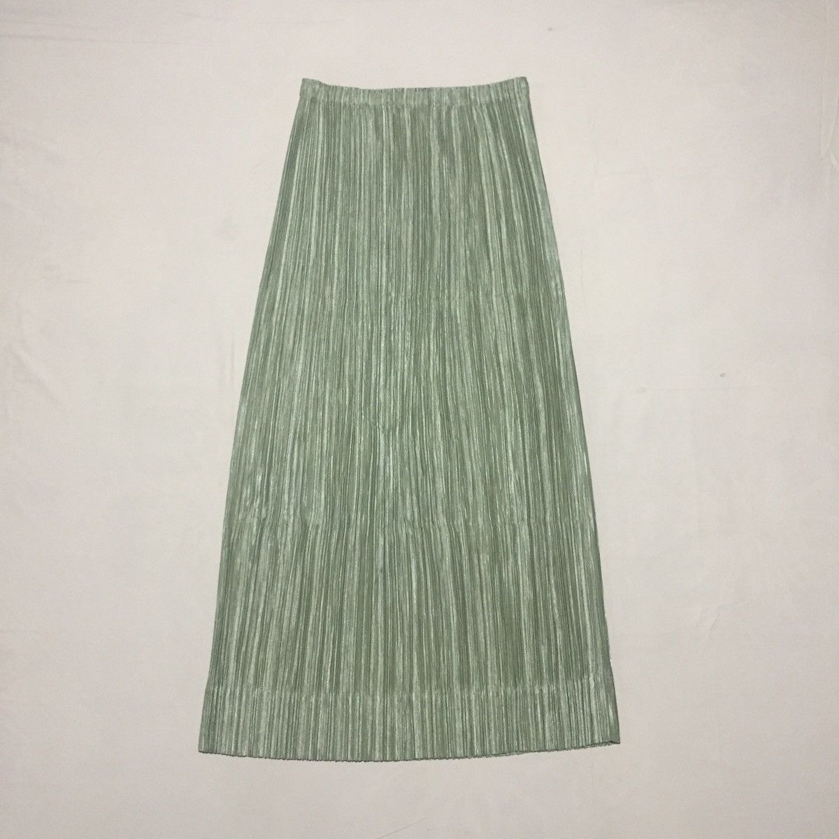 image of Issey Miyake x Issey Miyake Pleats Please Maxi Skirts in Mint Green, Women's (Size 31)
