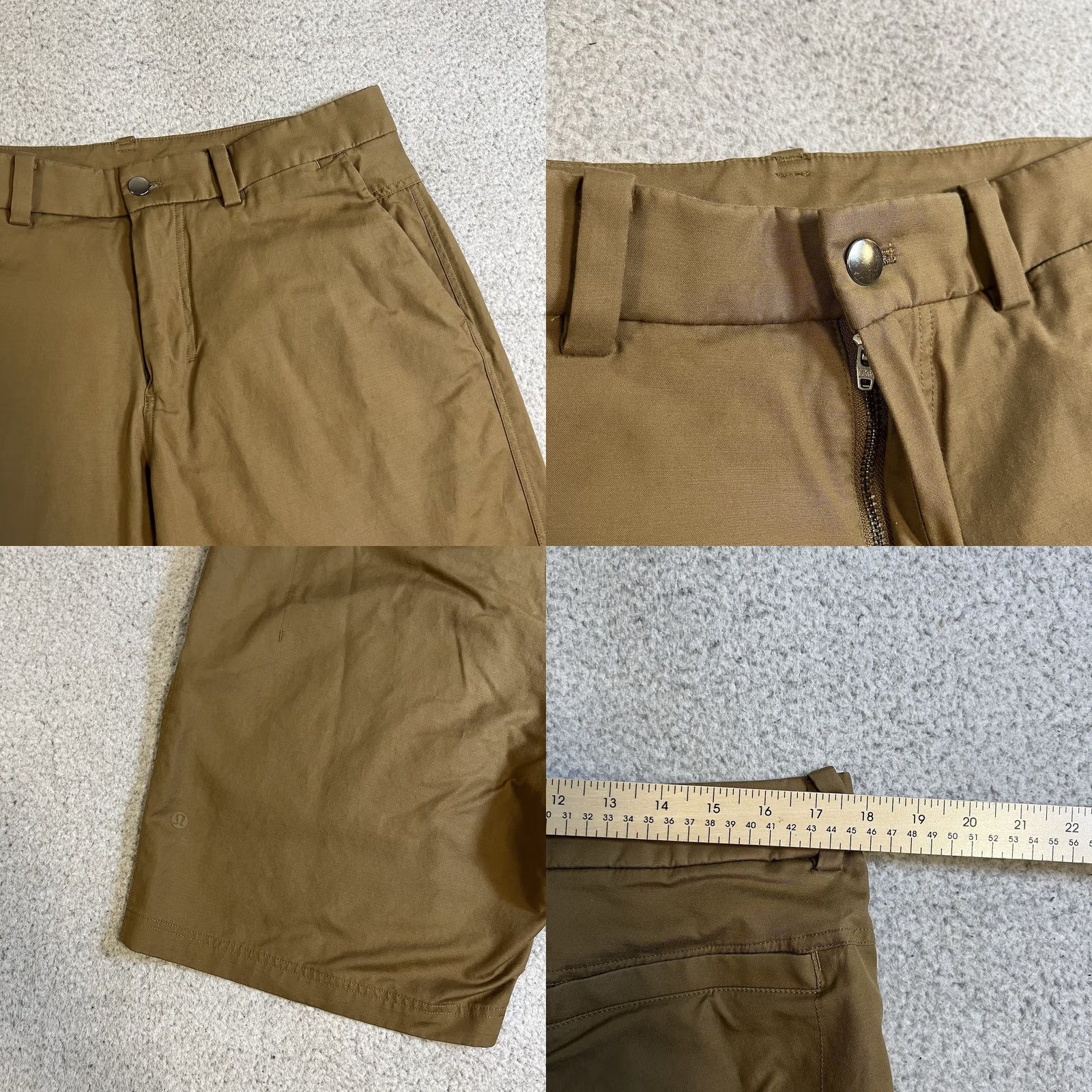 Lululemon Lululemon Commission Shorts Mens 34 Chino Khaki Stretch Golf Preppy Athletic Size US 34 / EU 50 - 8 Thumbnail