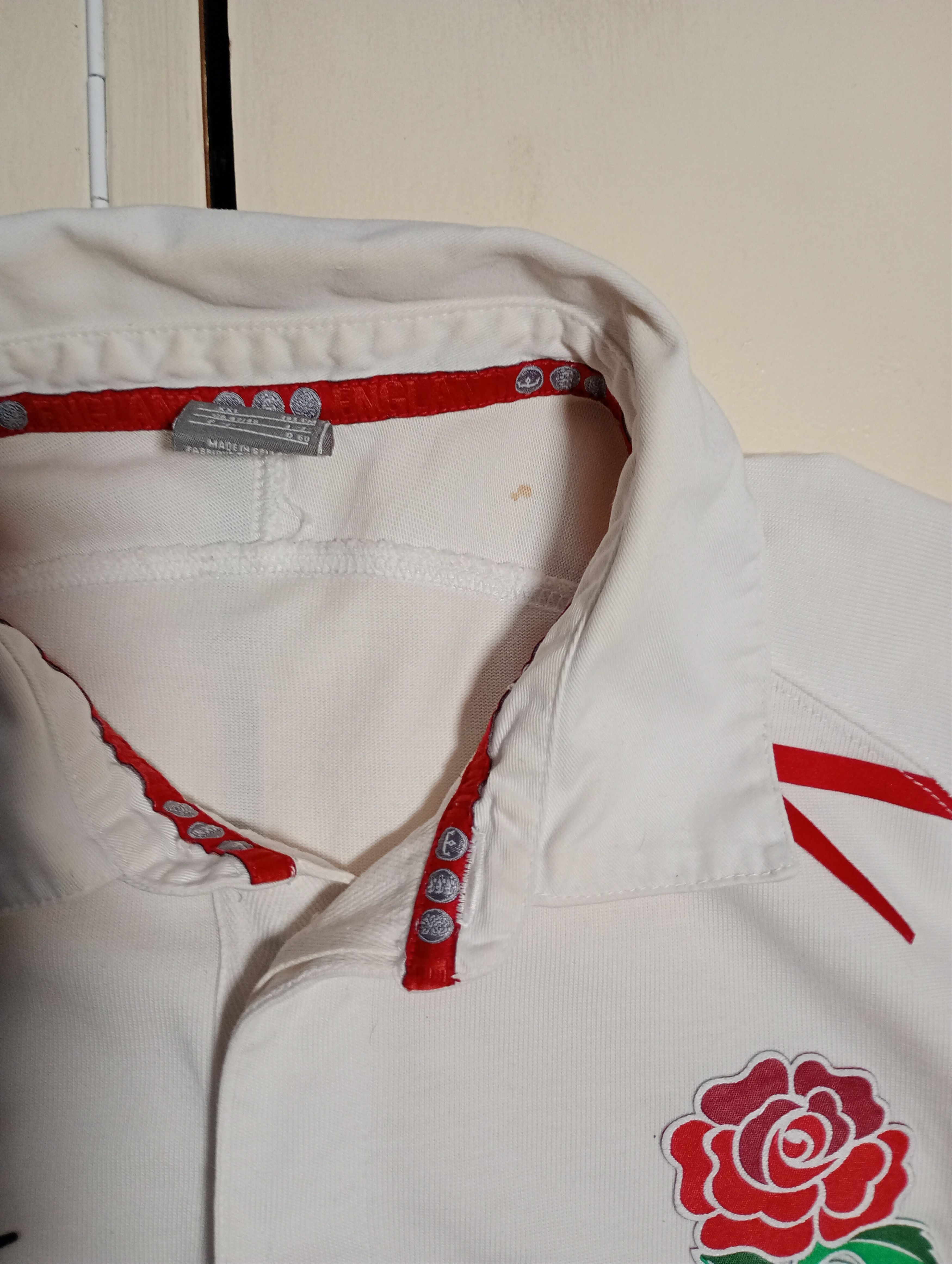 Nike Nike England Team Rugby Shirt Y2K 2003-2004 Size US XXL / EU 58 / 5 - 7 Thumbnail