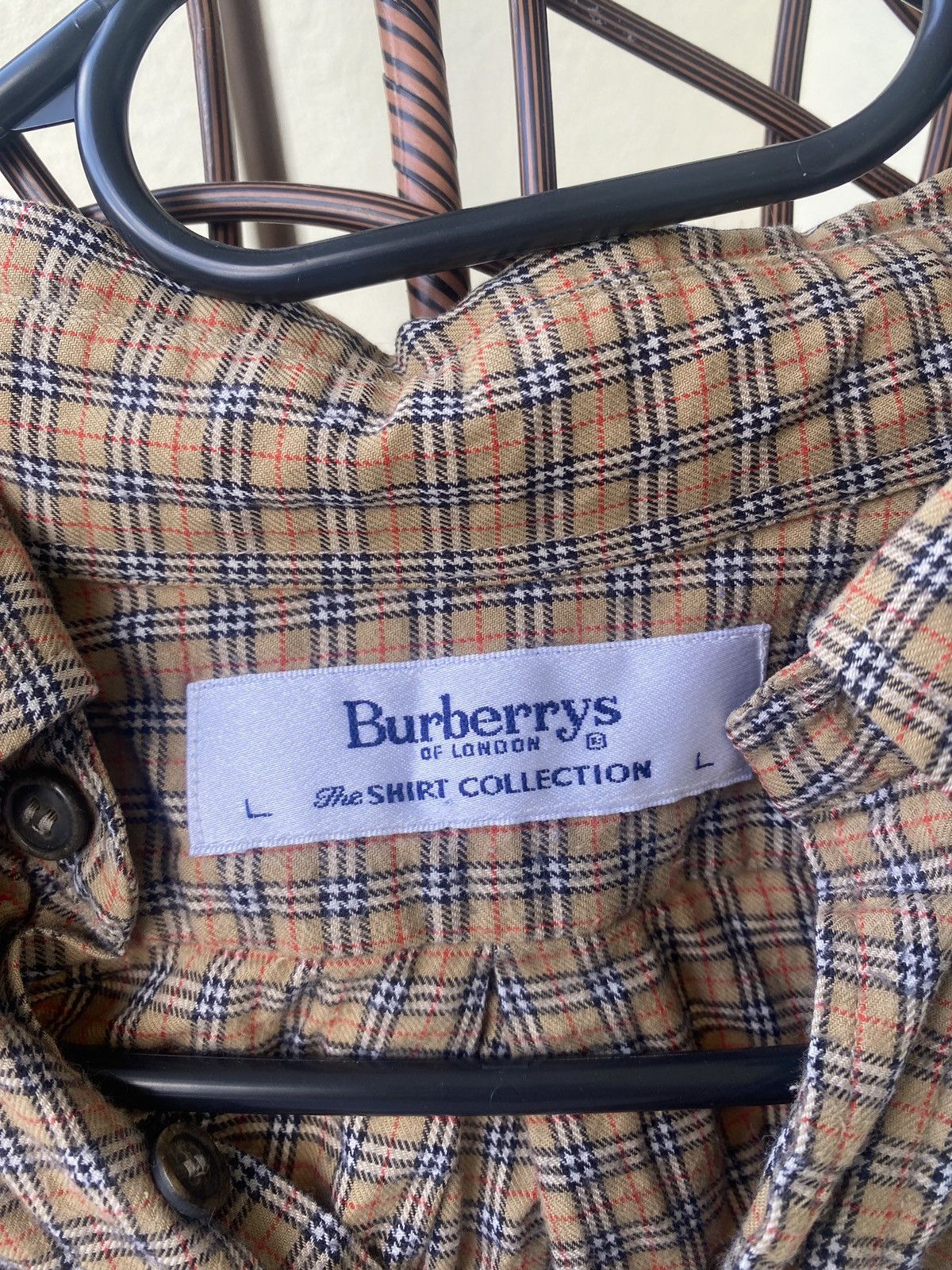 Burberry Vintage rare luxury fullprint burberry drip shirt button up Size US XL / EU 56 / 4 - 2 Thumbnail