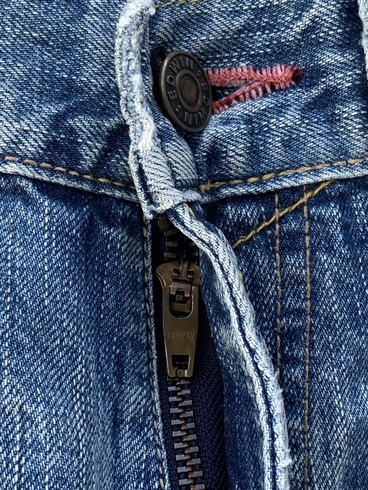 Edwin vintage edwin 504 blue jeans faded japan Size US 33 - 7 Thumbnail