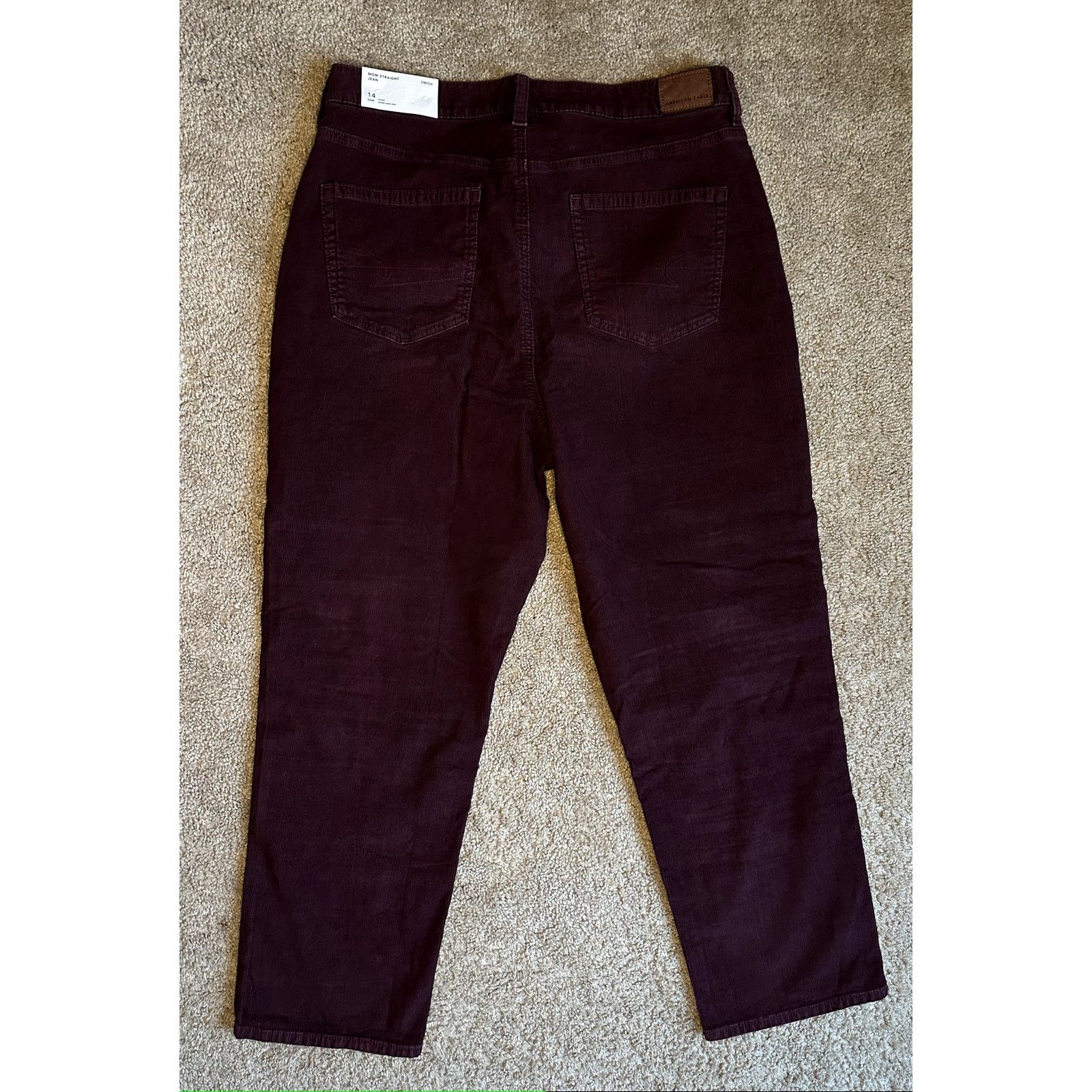 American Eagle Outfitters NWT American Eagle Outfitters Corduroy Straight Mom Jeans 14 Size 36" / US 14 / IT 50 - 5 Thumbnail