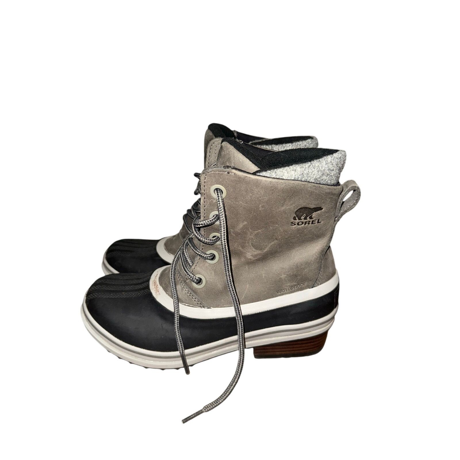 SOREL Sorrel Women’s Slimpack III Lace Duck Boots - Size 7 Size US 7 / IT 37 - 2 Thumbnail