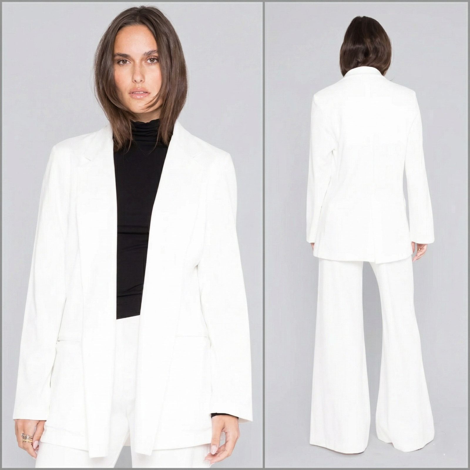 Other RIPLEY RADER Off-white Ponte knit Oversized Blazer 3(M) Size M / US 6-8 / IT 42-44 - 1 Thumbnail