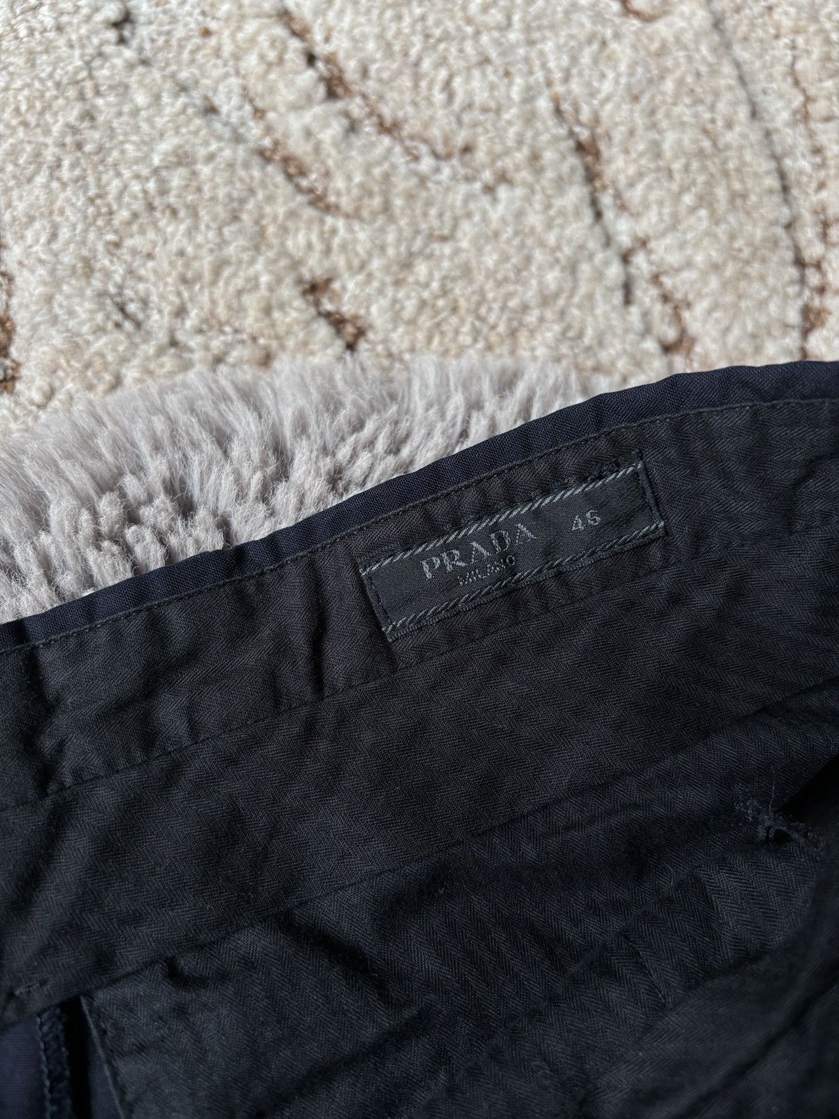 Prada Prada pants suit trousers black tab Size US 31 - 7 Thumbnail