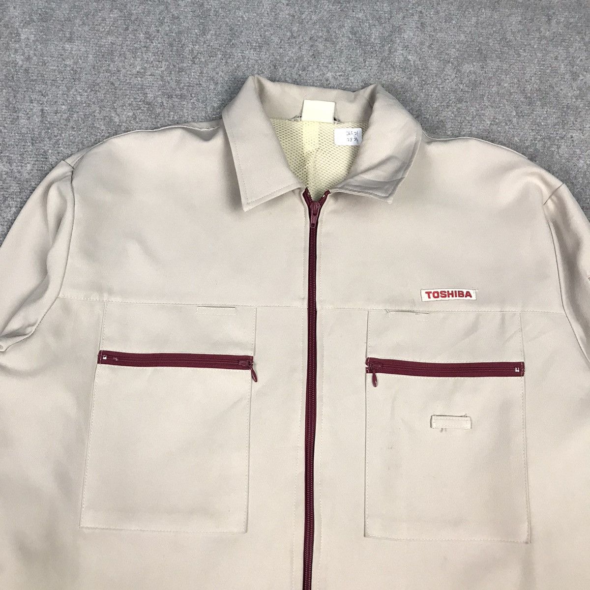 Japanese Brand × Vintage Vintage Toshiba Brand Brown zipper jacket Size US L / EU 52-54 / 3 - 2 Thumbnail