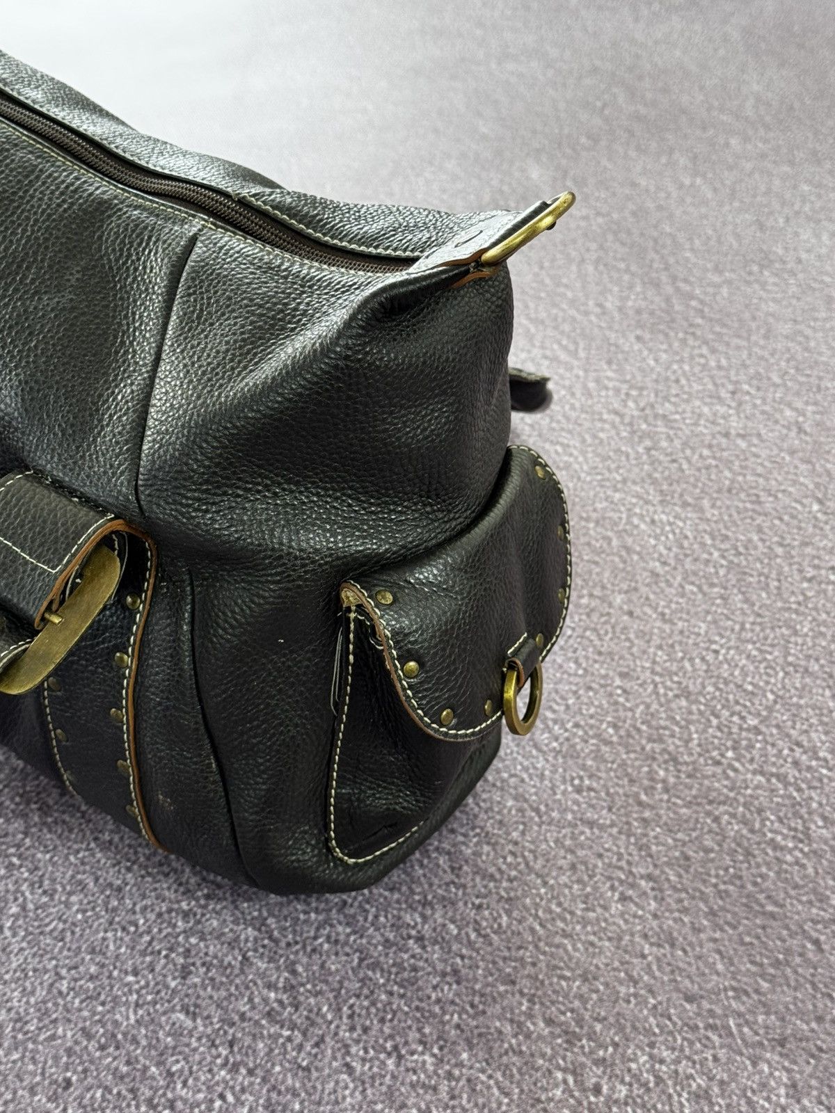 Hysteric Glamour Vintage Grunge Vibe Leather Studded Punk Y2K Bag Size ONE SIZE - 4 Thumbnail