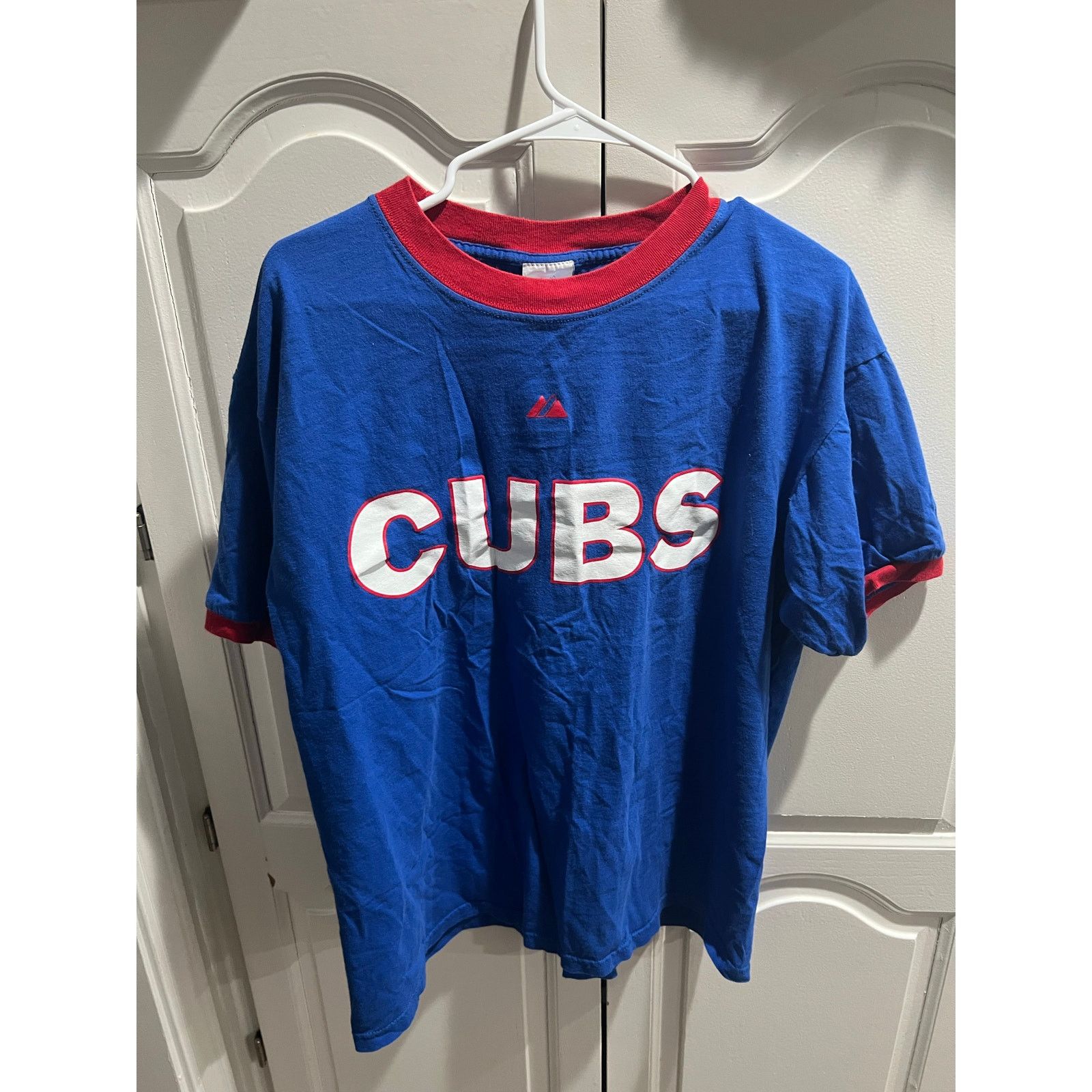 Majestic Vintage Majestic Chicago Cubs T-Shirt Made in USA Ringer M Size US M / EU 48-50 / 2 - 6 Thumbnail