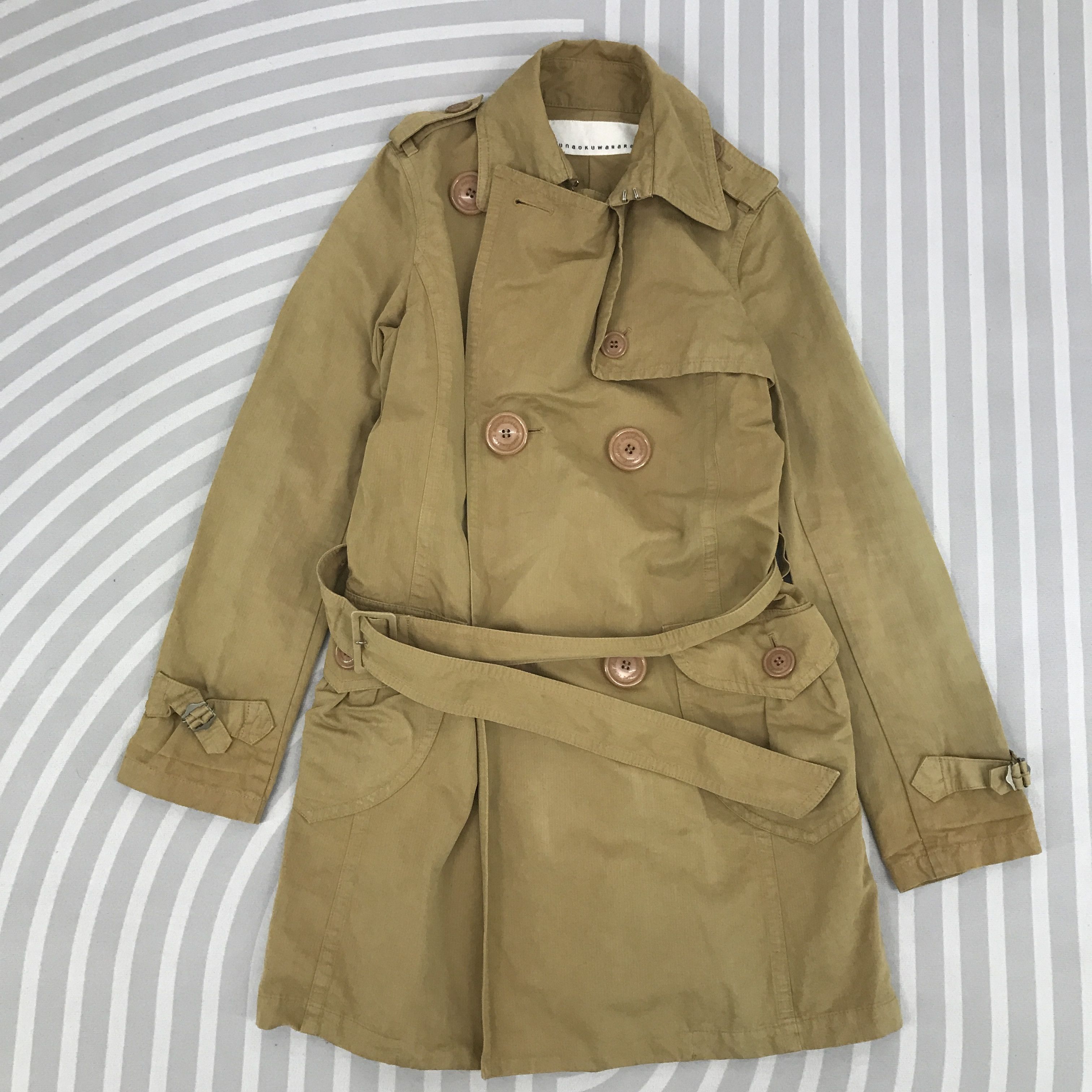 Issey Miyake × Japanese Brand × Vintage Vintage Sunaokuwahara By Issey Miyake button Faded Jacket Size US M / EU 48-50 / 2 - 1 Thumbnail