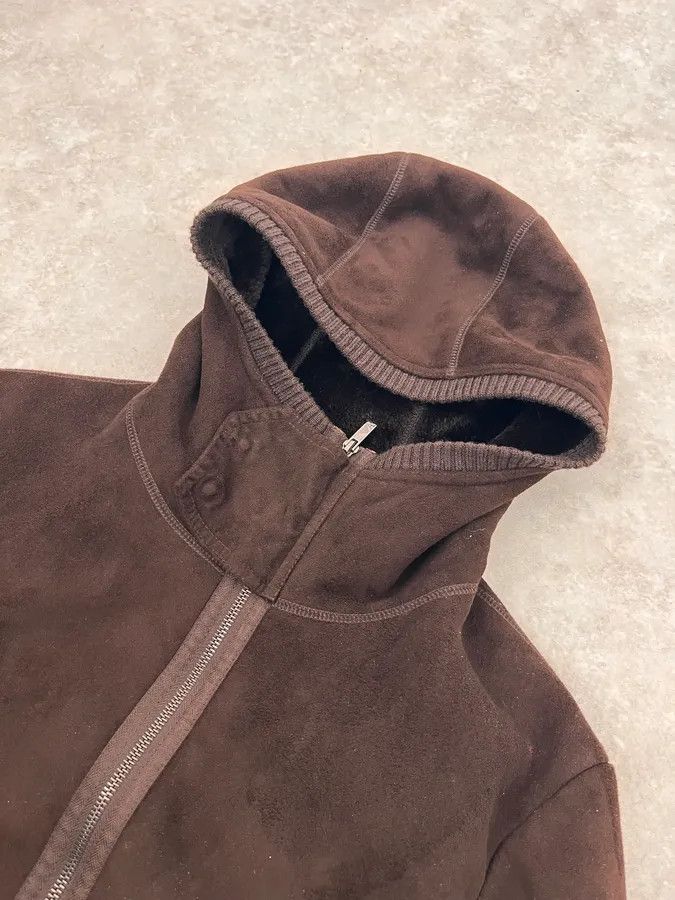 Emporio Armani FW2008 Emporio Armani Faux Shearling Brown Hooded Jacket Size US S / EU 44-46 / 1 - 5 Thumbnail