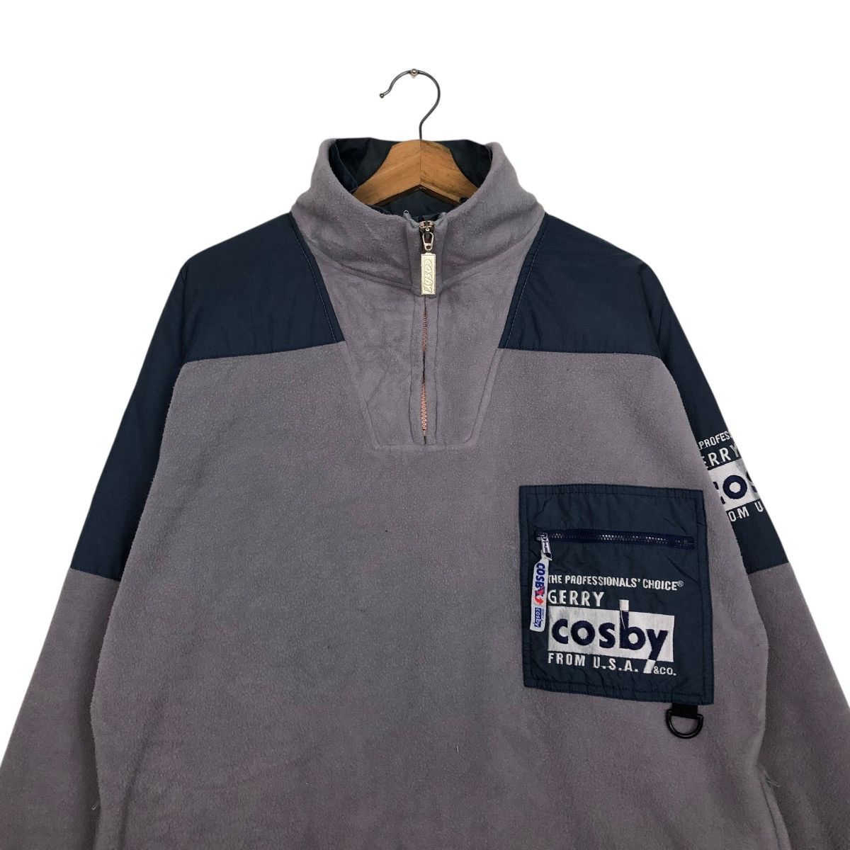 Japanese Brand 🔥VINTAGE ANORAK FLEECE HALF ZIPPER GERRY COSBY Size US L / EU 52-54 / 3 - 5 Thumbnail