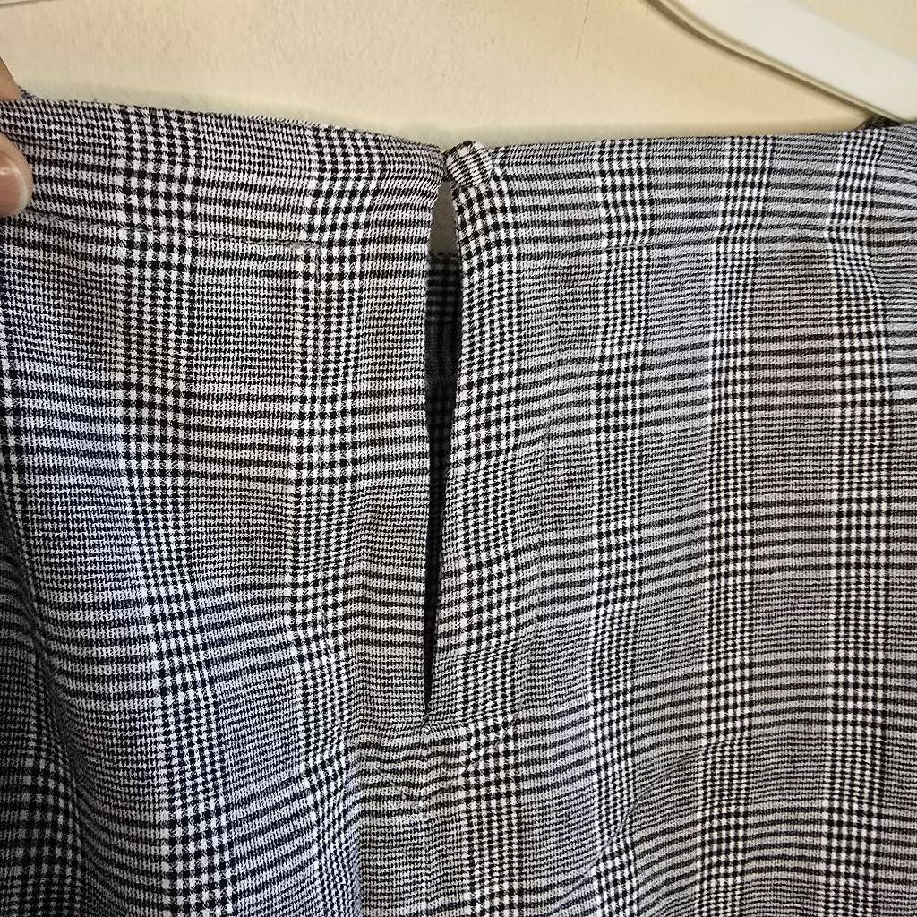 Laundry by Shelli Segal Laundry by Shelli Segal Plaid Bell Sleeve Top Womens Large 100% Cotton Blouse Size L / US 10 / IT 46 - 12 Thumbnail