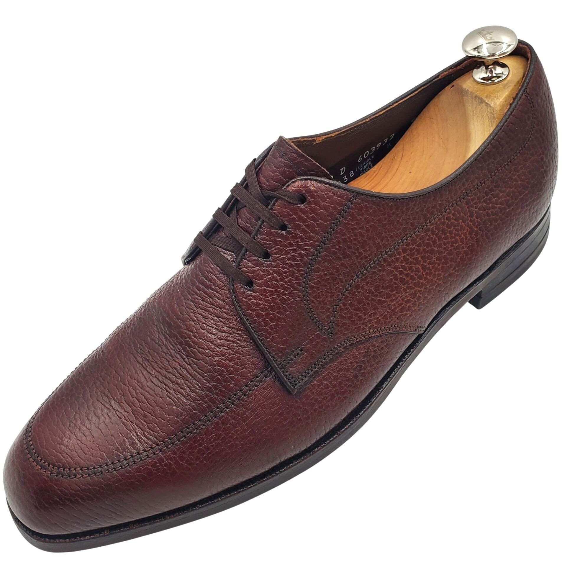 Florsheim Vintage The Florsheim Men's size 9.5 Brown Leather Lace Up O Size US 9.5 / EU 42-43 - 6 Thumbnail