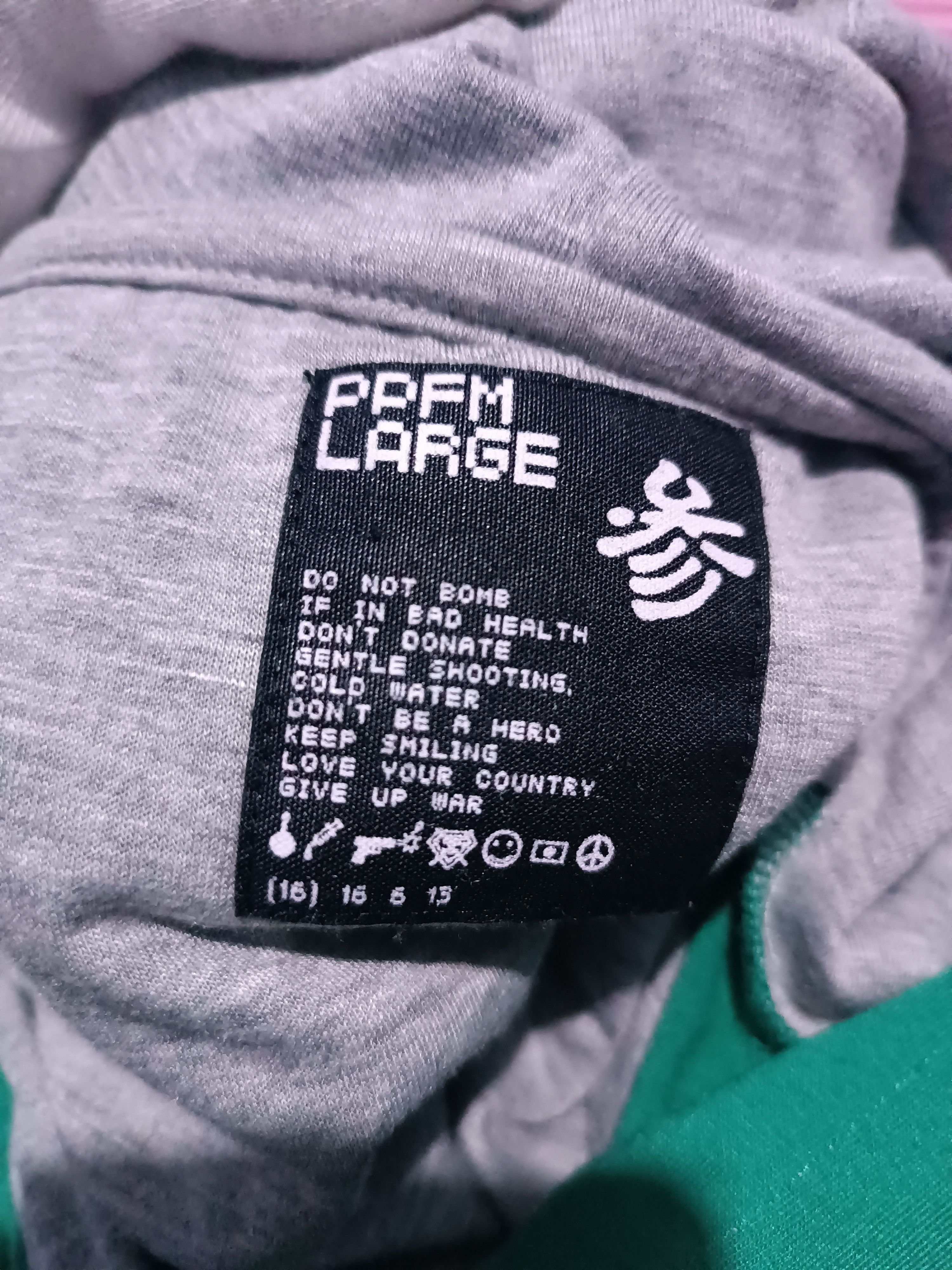 PPFM PPFM Short Sleeve T-shirt Hoodie Double Layer Size US L / EU 52-54 / 3 - 7 Thumbnail