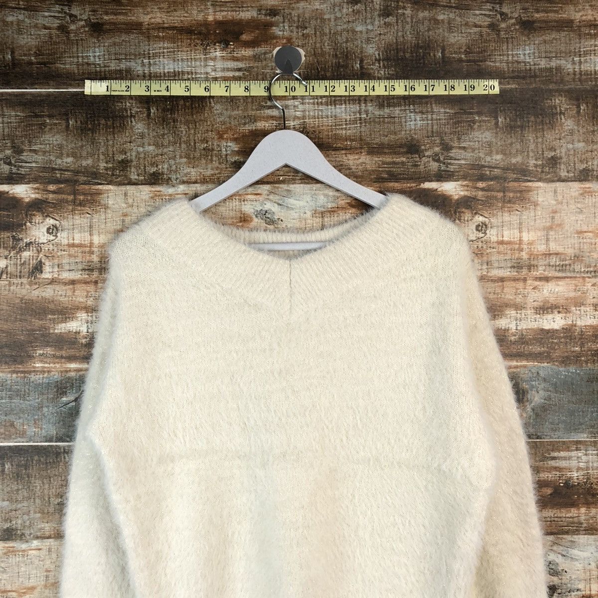 Vintage DLL Majestic Legon Cream Mohair Knitwear #C049 Size M / US 6-8 / IT 42-44 - 2 Thumbnail