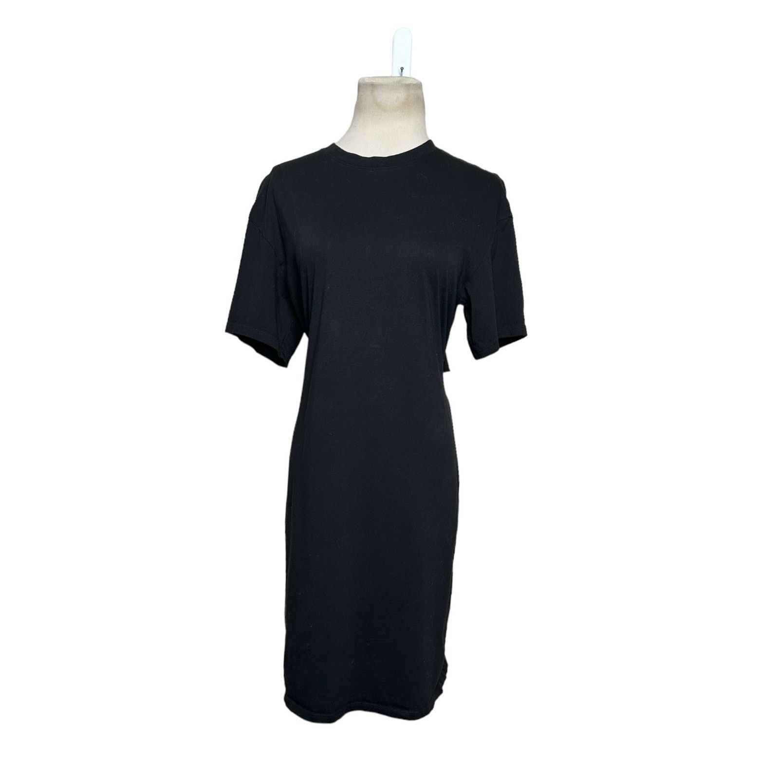 H&M H&M black short sleeves open back mini dress size XS Size XS / US 0-2 / IT 36-38 - 1 Thumbnail