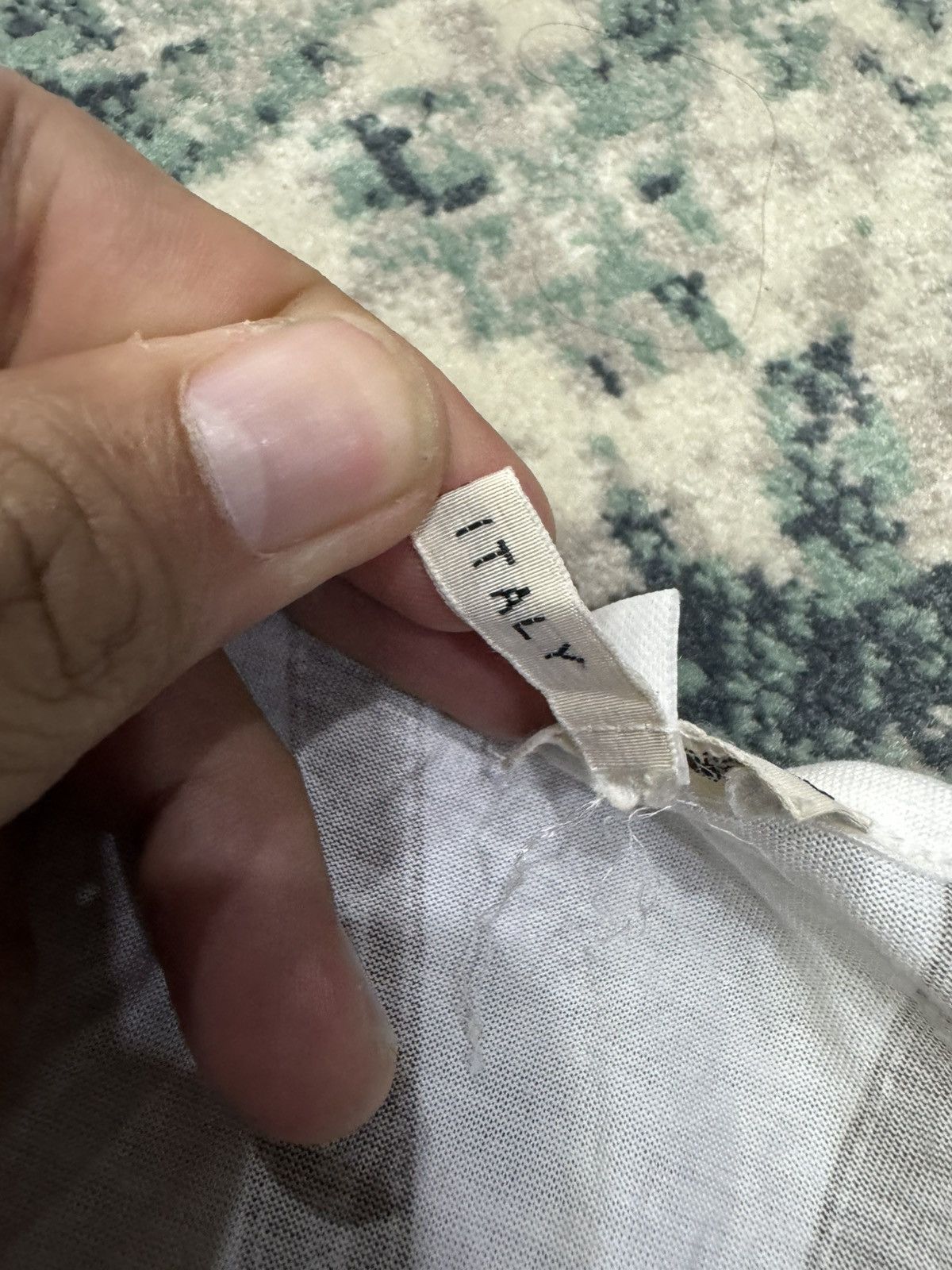 Hermes × Vintage VINTAGE HERMES RIBBON PRINT SLEEVELESS SHIRT TOP Size XL / US 12-14 / IT 48-50 - 7 Thumbnail