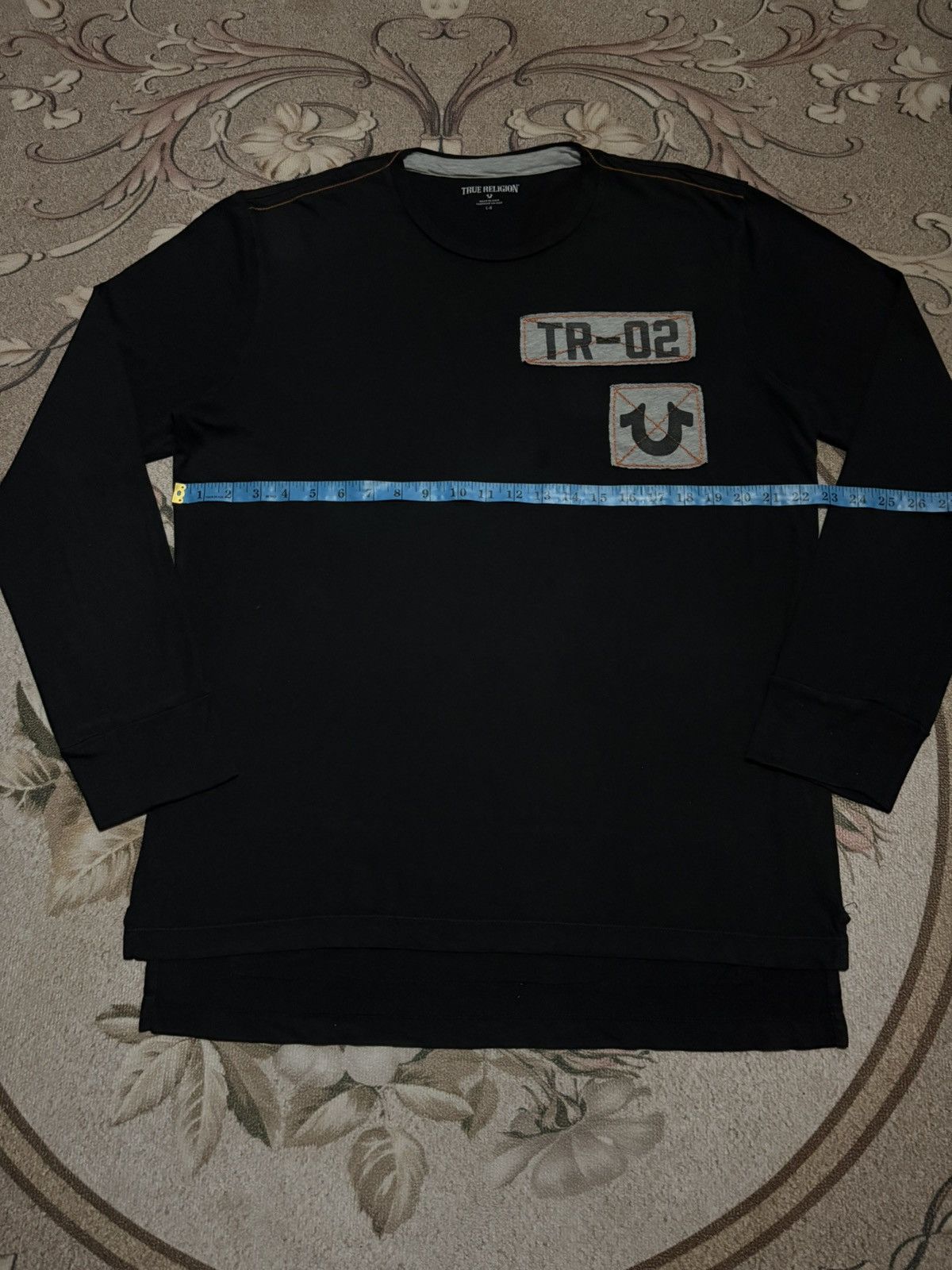 Designer × True Religion TRUE RELIGION Rare Design Style Long Sleeve T-Shirt Size US L / EU 52-54 / 3 - 9 Thumbnail