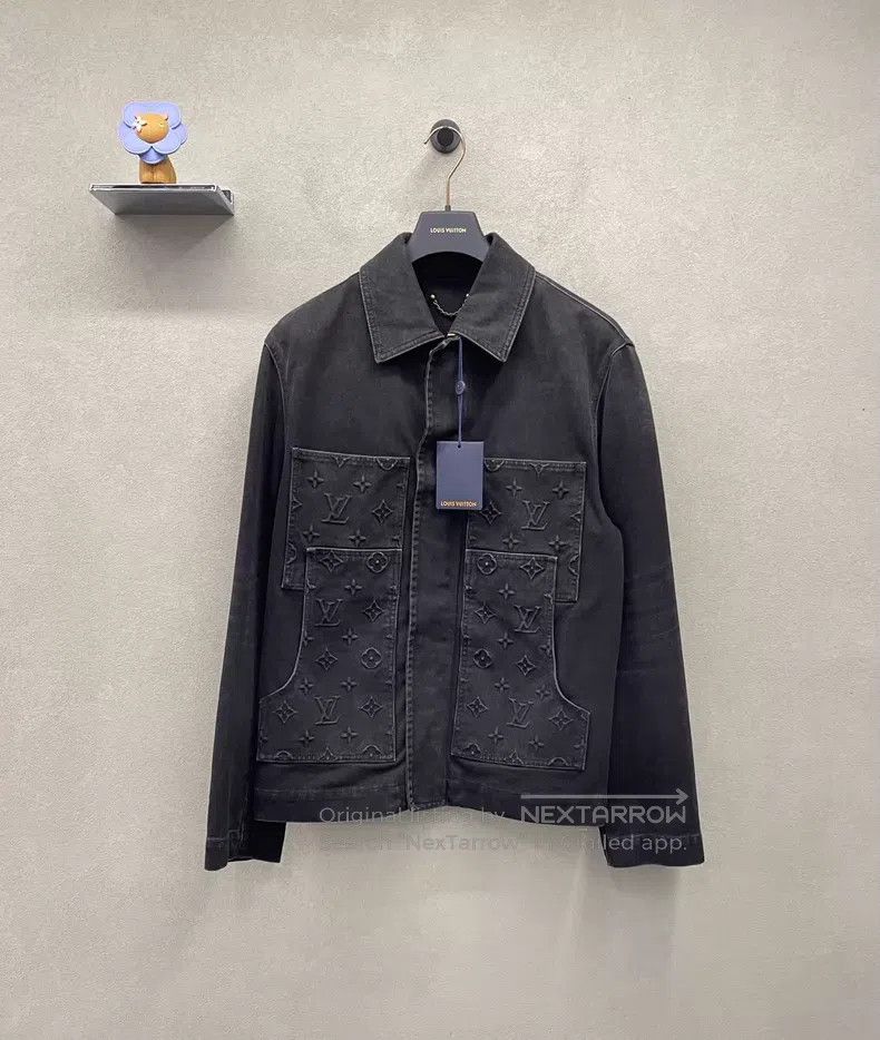 Louis Vuitton Louis Vuitton Old Black Denim Jacket Size US S / EU 44-46 / 1 - 1 Thumbnail