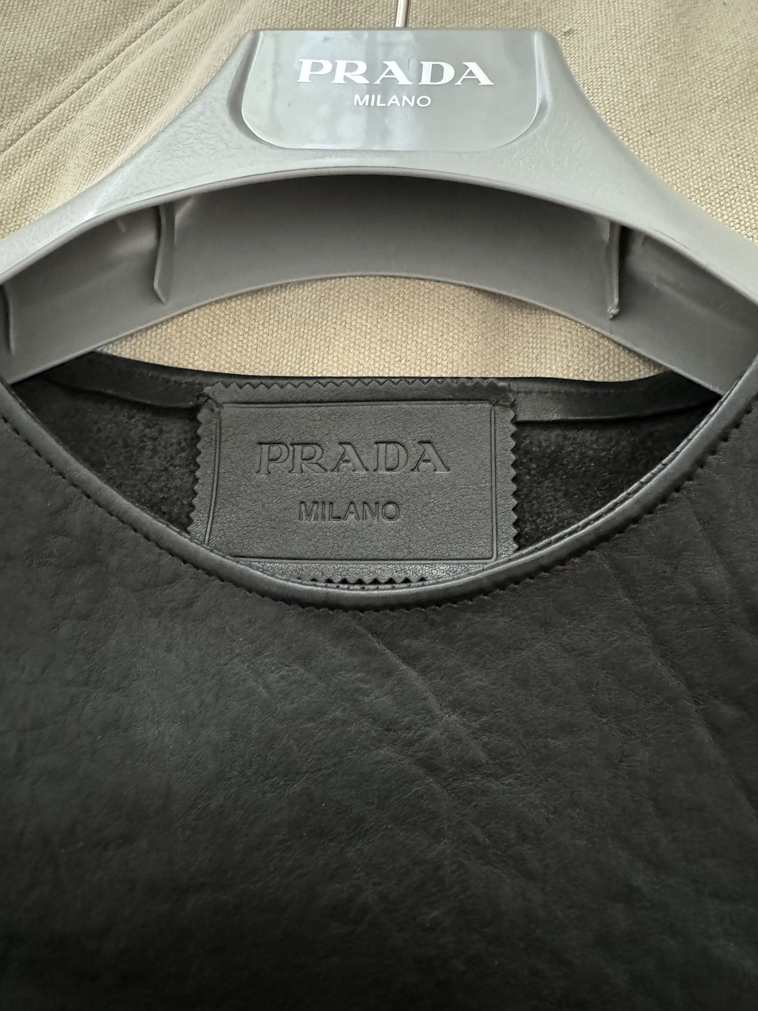 Prada PRADA VITELLO LEATHER VEST Size US M / EU 48-50 / 2 - 7 Thumbnail