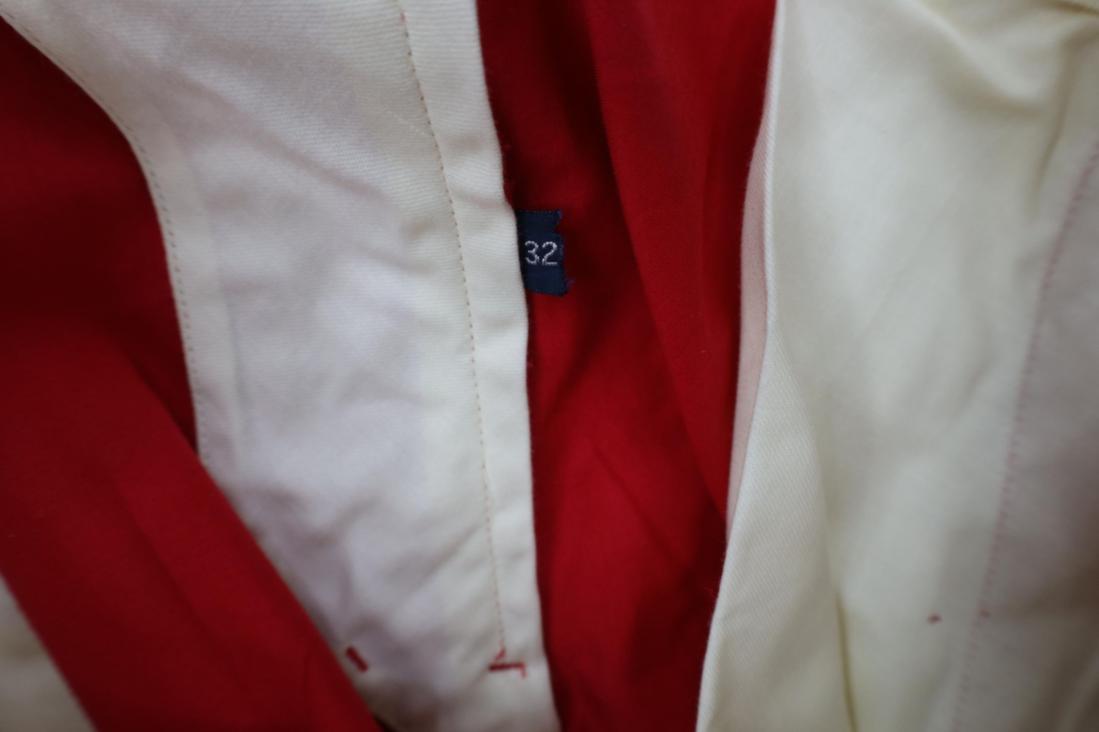 Polo Ralph Lauren Vintage 90s Ralph Lauren Straight Leg Cotton Chino Pants Red Size US 32 / EU 48 - 10 Thumbnail