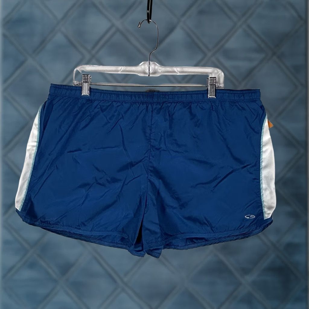Champion Champion Athletic Shorts Womens 2XL Blue Lined Activewear Run Gym NWT Size 40" / US 18 - 1 Thumbnail